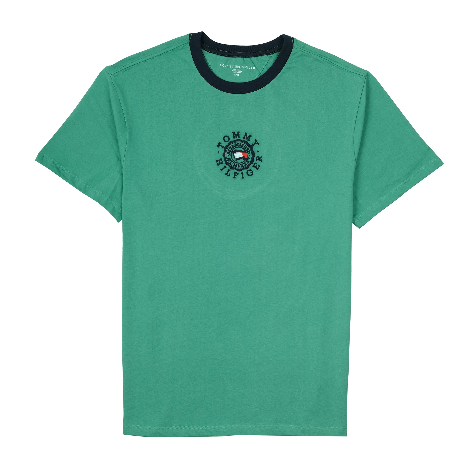TOMMY HILFIGER Emerald Wave Classic Fit Graphic Crewneck Tee