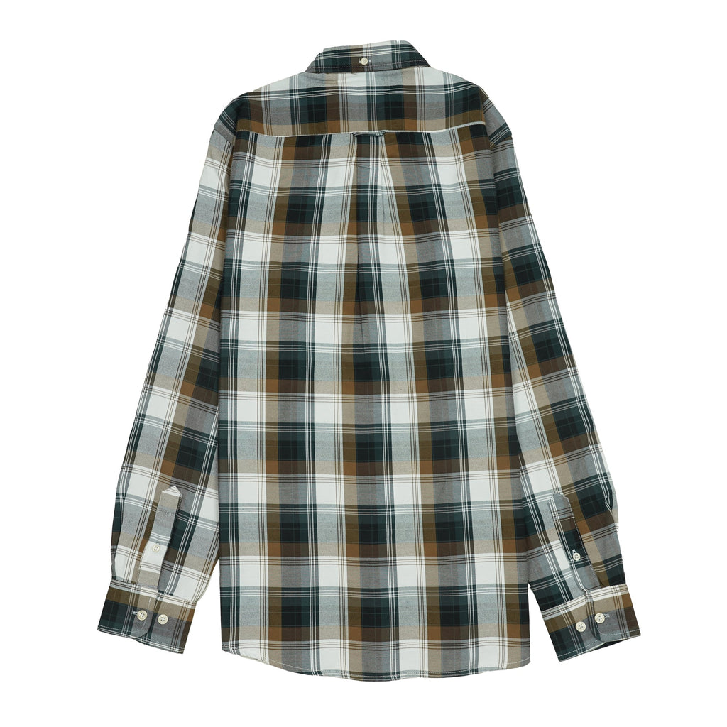 GANT Verdant Ember Relaxed Fit Long Sleeve Plaid Shirt