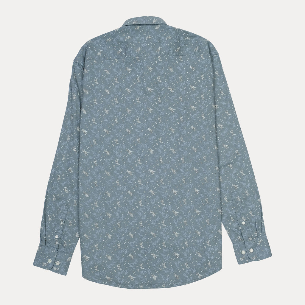 TOMMY HILFIGER Tranquil Teal Relaxed Fit Long Sleeve Shirt