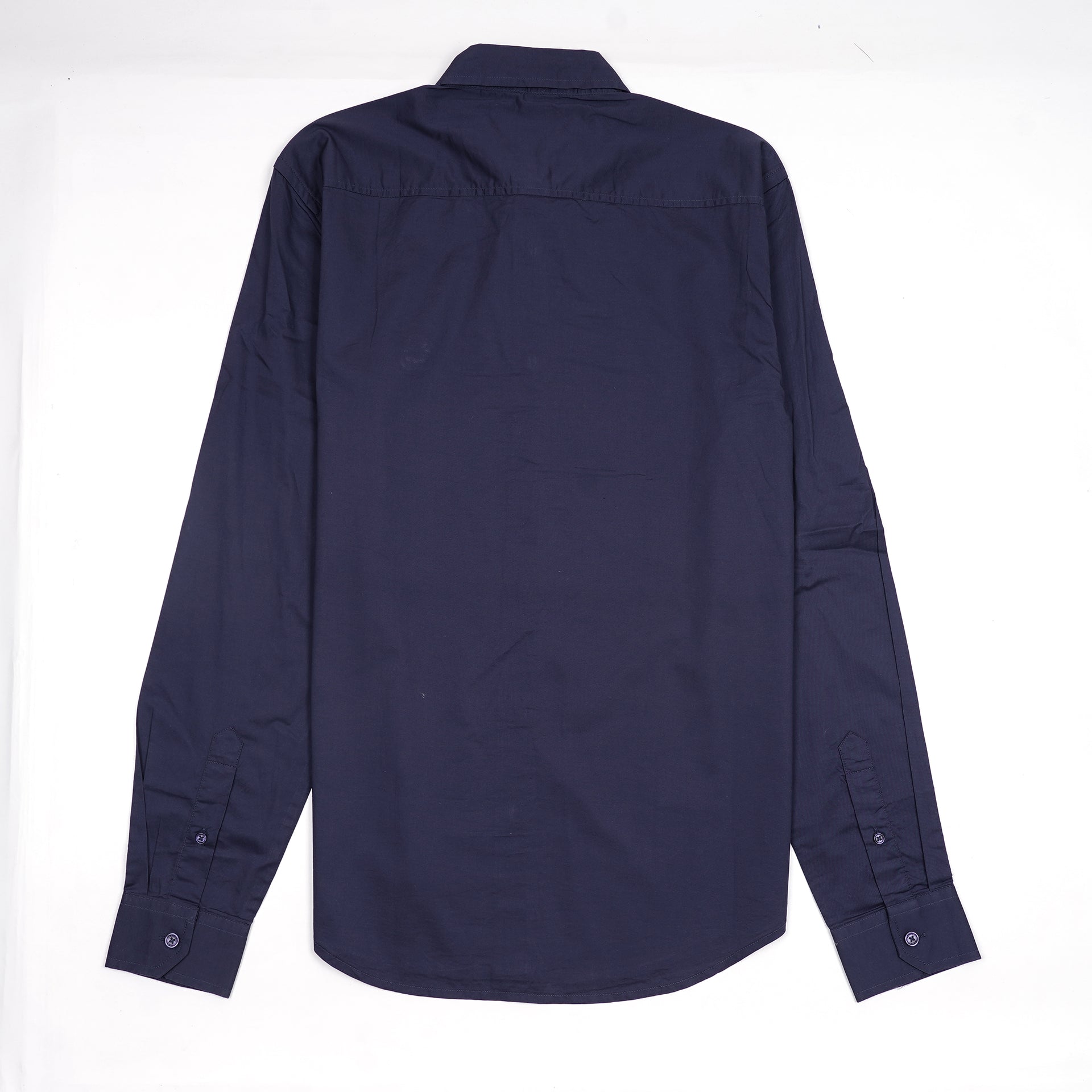 KENZO Astral Indigo Tailored Fit Long Sleeve Button-Up Shirt