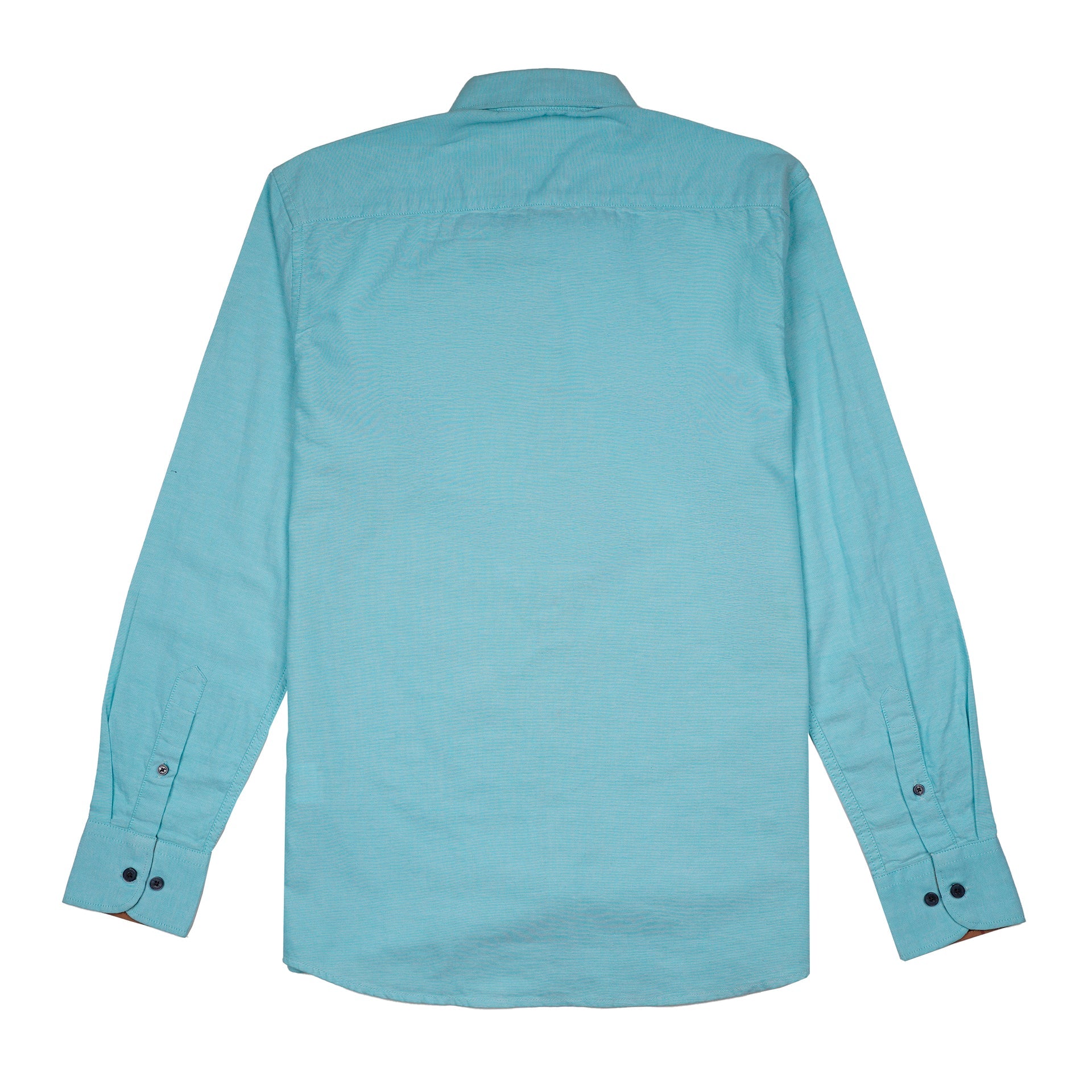 BURBERRY Opulent Aqua Classic Fit Long Sleeve Shirt