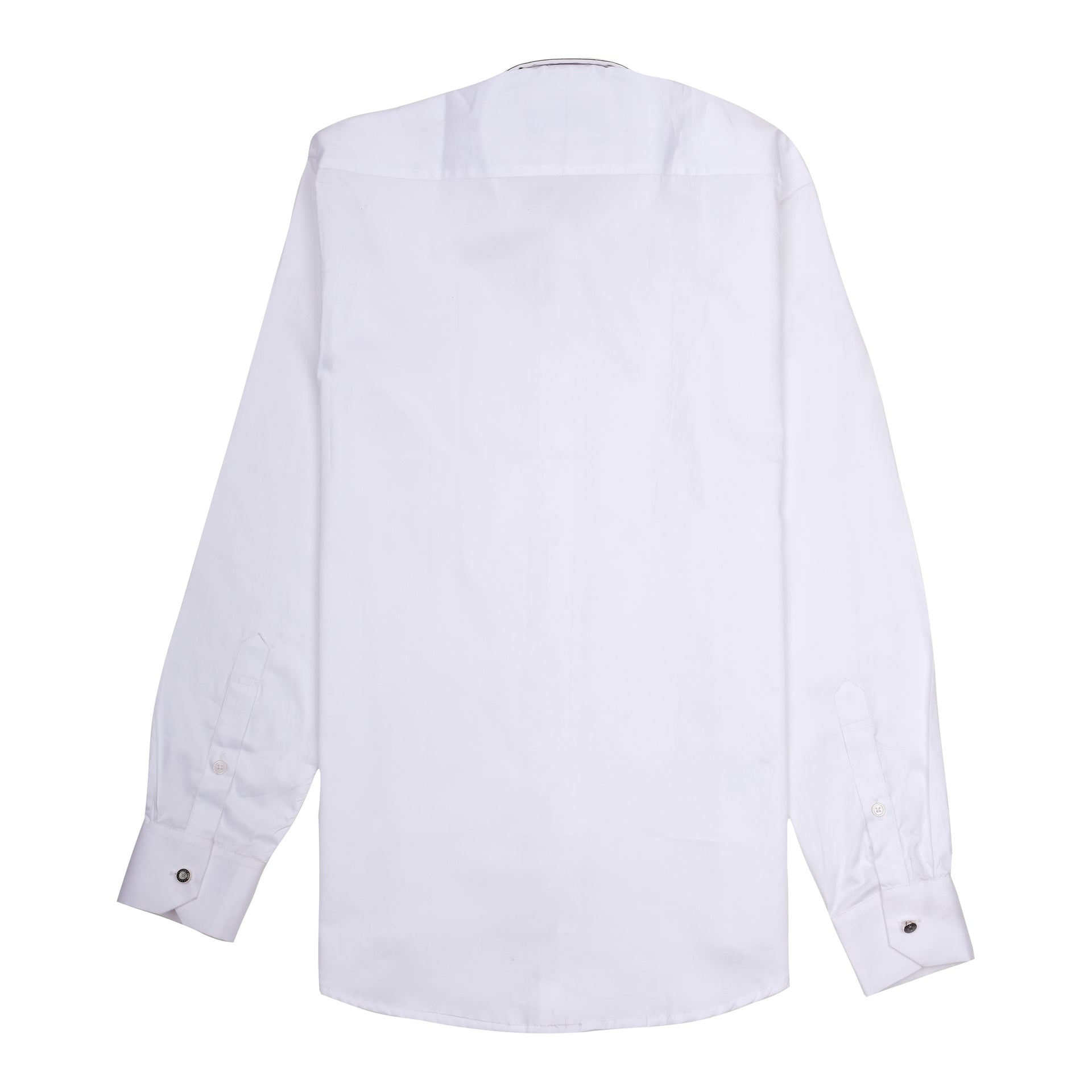 GUCCI Pure Snow Classic Fit Long Sleeve Shirt with Web Collar