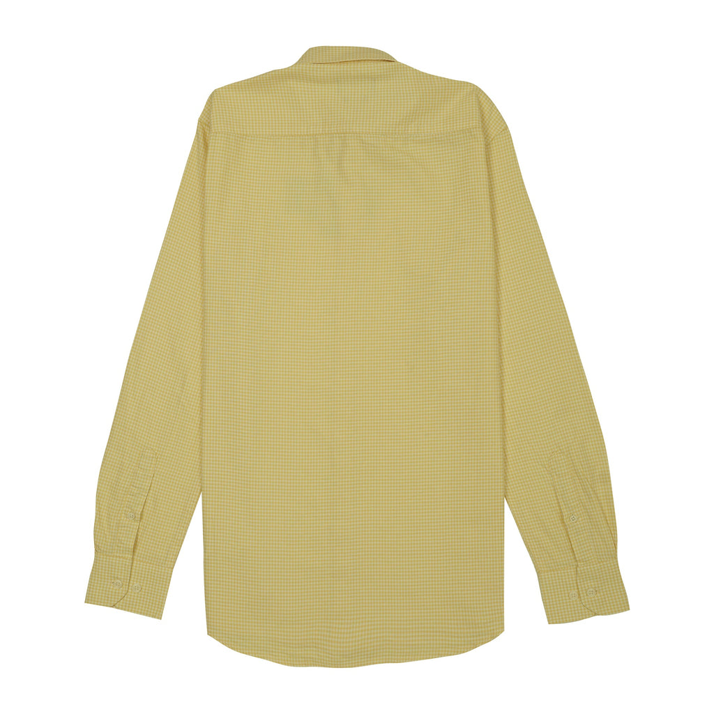 HACKETT Daffodil Glimmer Tailored Fit Long Sleeve Gingham Shirt