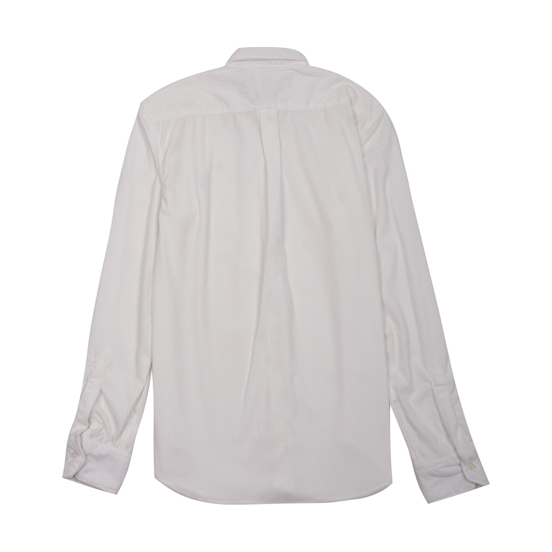 ABERCROMBIE & FITCH Pristine Ivory Tailored Fit Long Sleeve Shirt