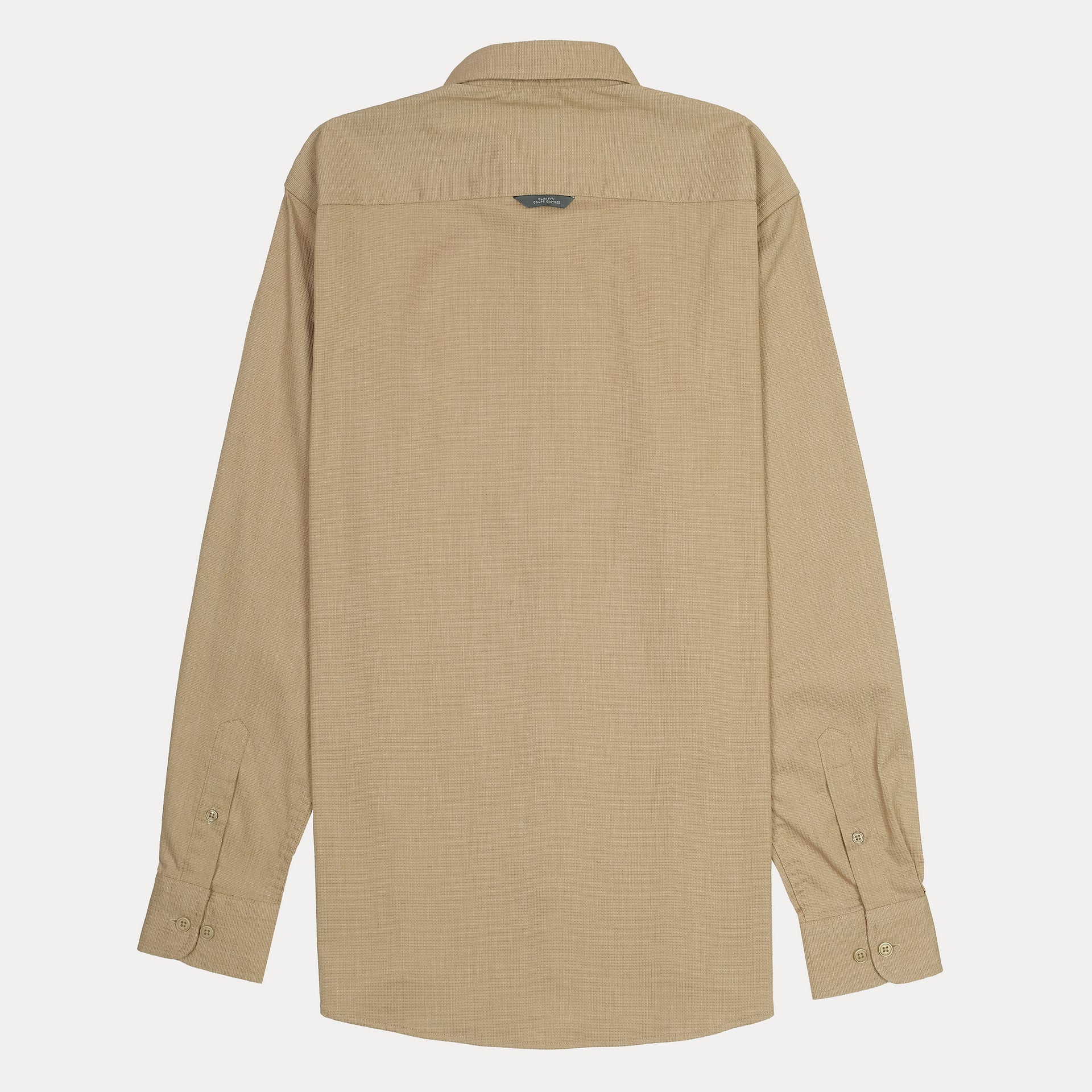 ARMANI EXCHANGE Sandstone Whisper Slim Fit Long Sleeve Textured Button-Up Shirt