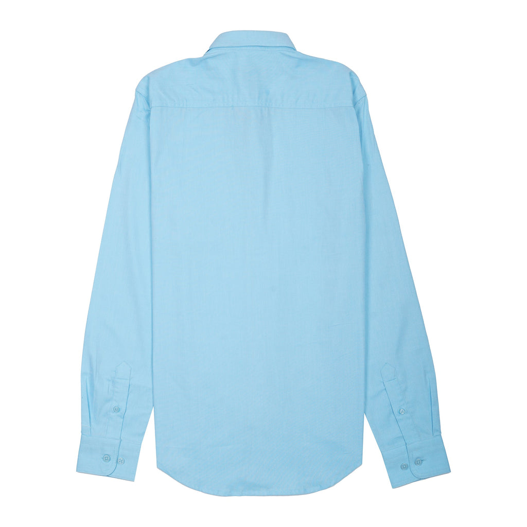 CALVIN KLEIN Serene Aqua Tailored Fit Long Sleeve Utility Shirt