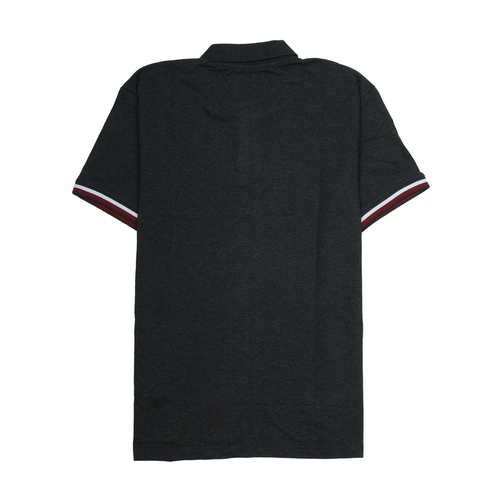 TOMMY HILFIGER Obsidian Slate Effortless Fit Short Sleeve Piqu�� Polo Shirt