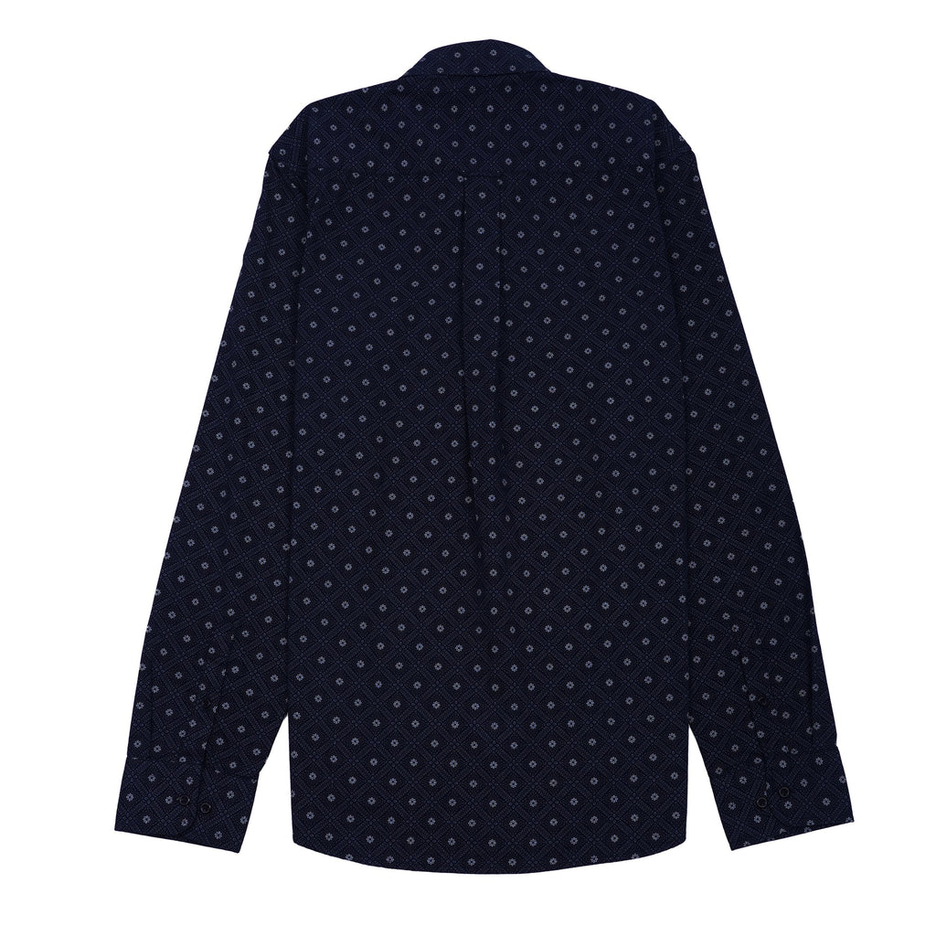 GANT Astral Indigo Classic Fit Long Sleeve Shirt