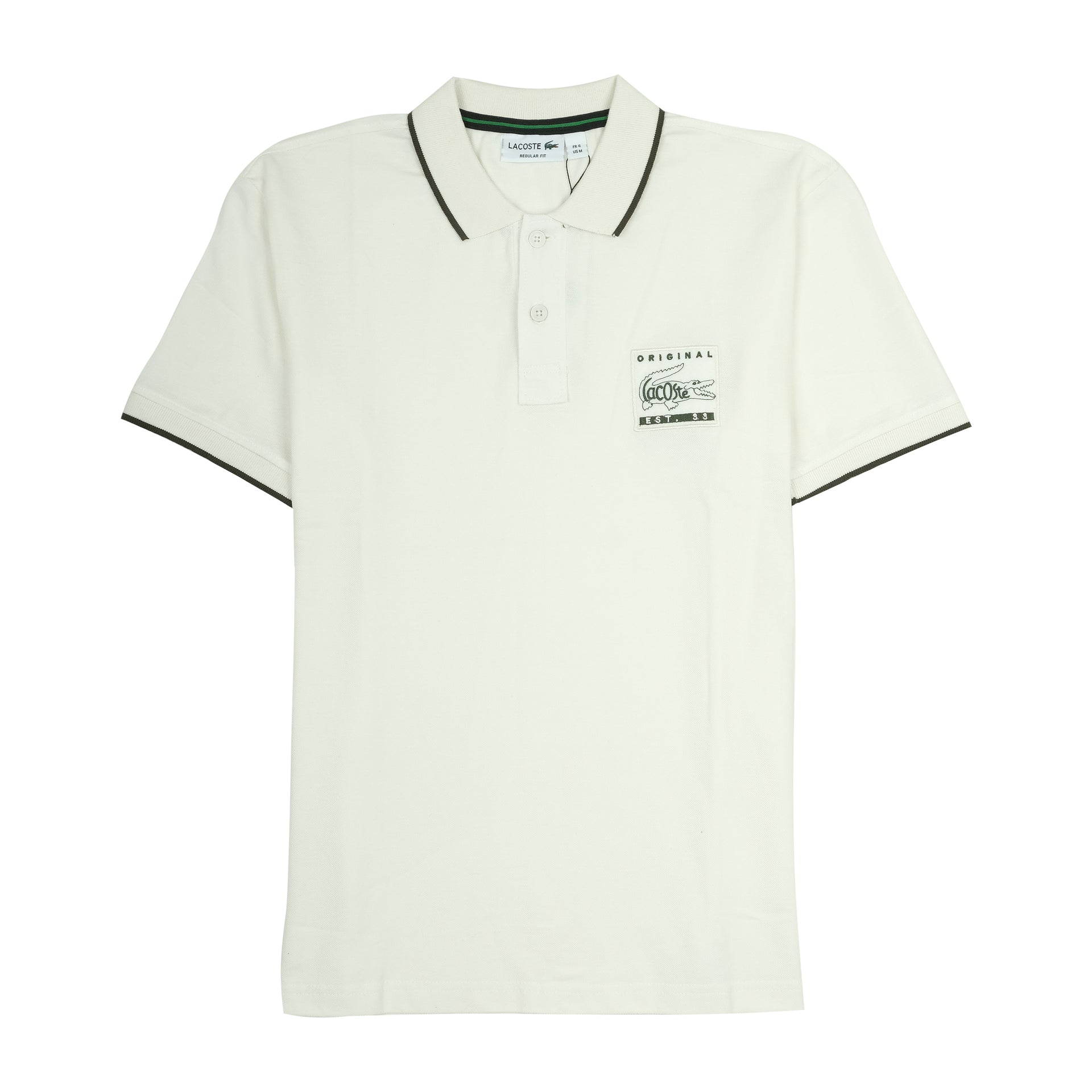LACOSTE Cloud White Original Regular Fit Polo Shirt