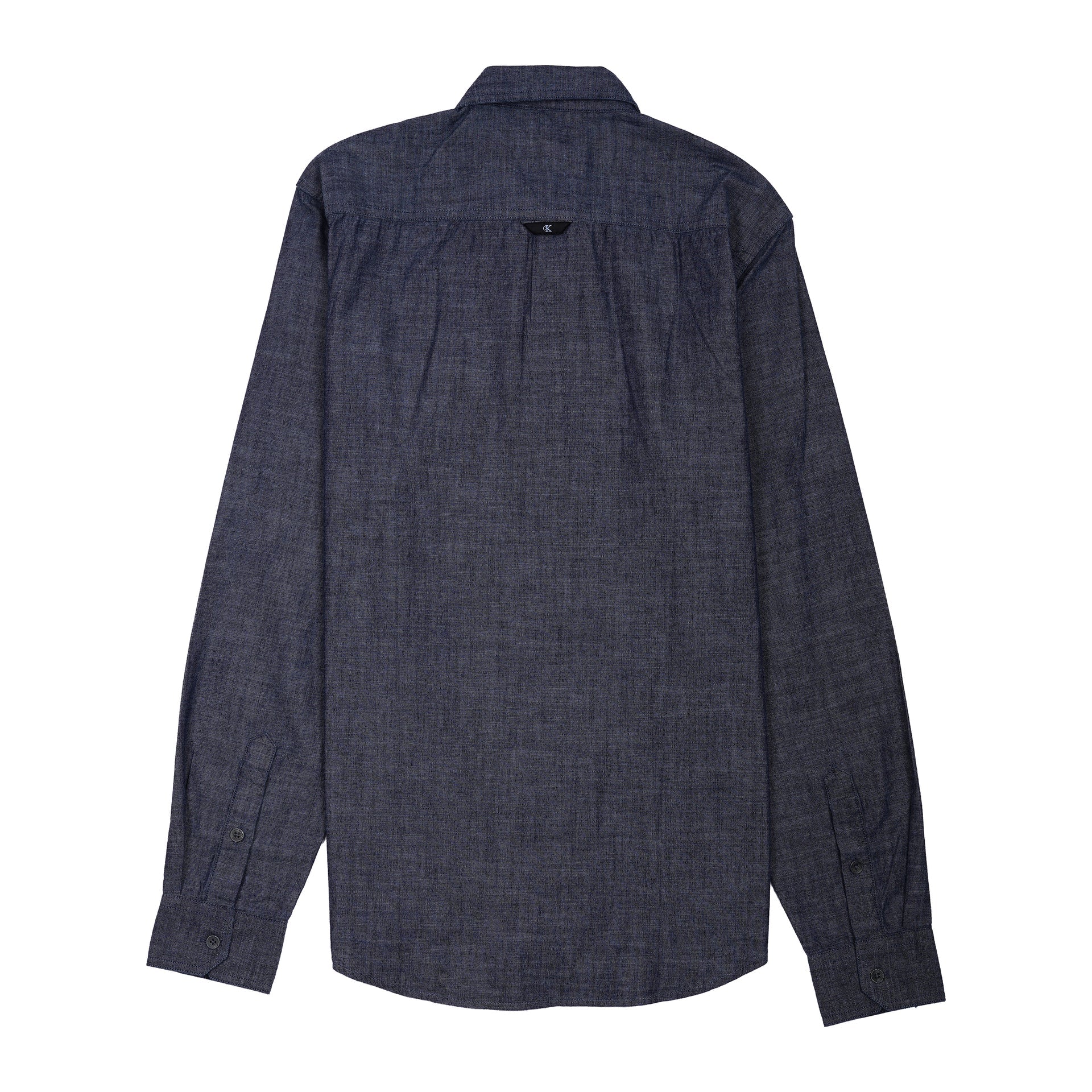 CALVIN KLEIN JEANS Midnight Ash Tailored Fit Long Sleeve Chambray Shirt