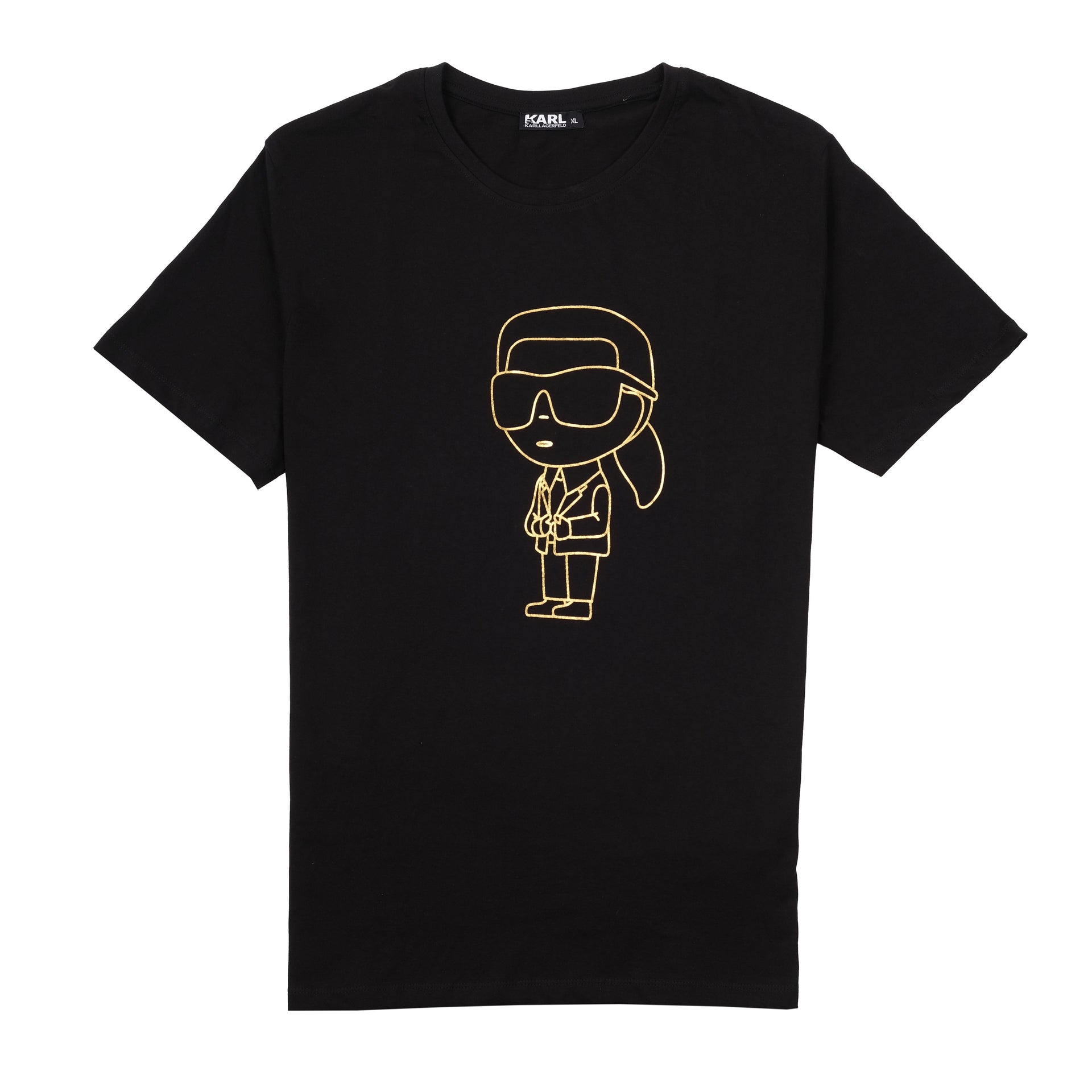 KARL LAGERFELD Midnight Noir Classic Fit Short Sleeve Tee