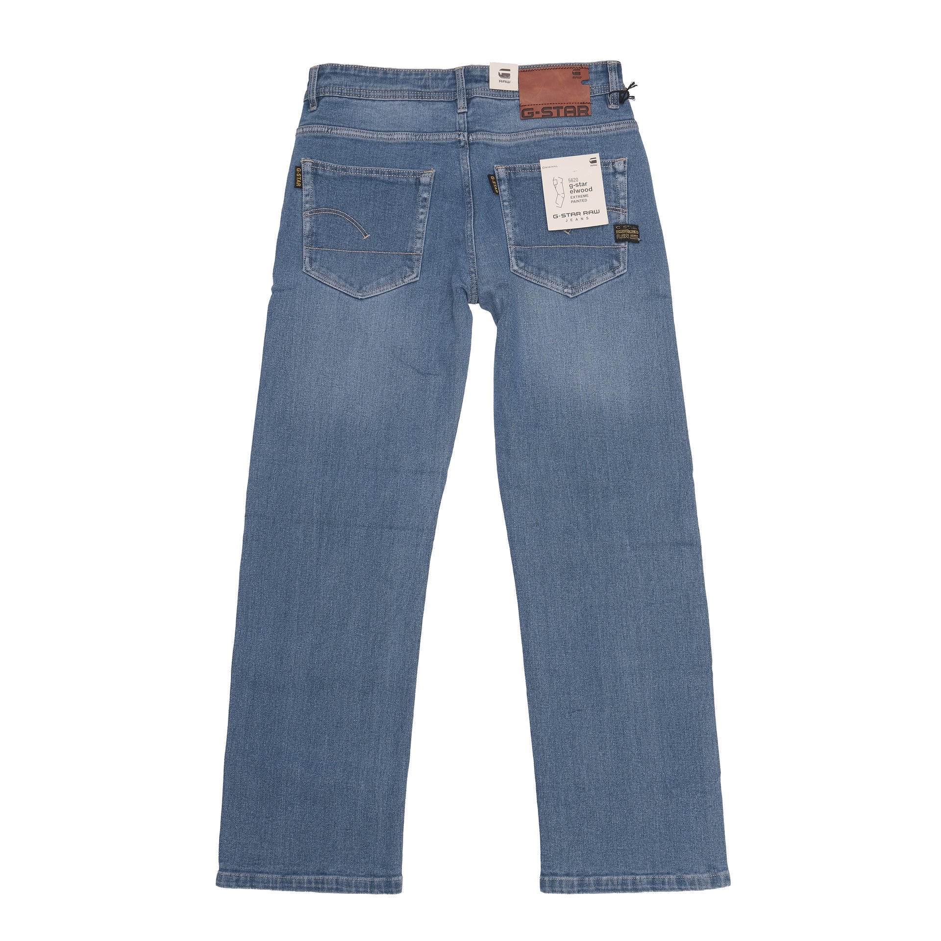 G-STAR Raw Sky Blue Straight Fit Denim Jeans