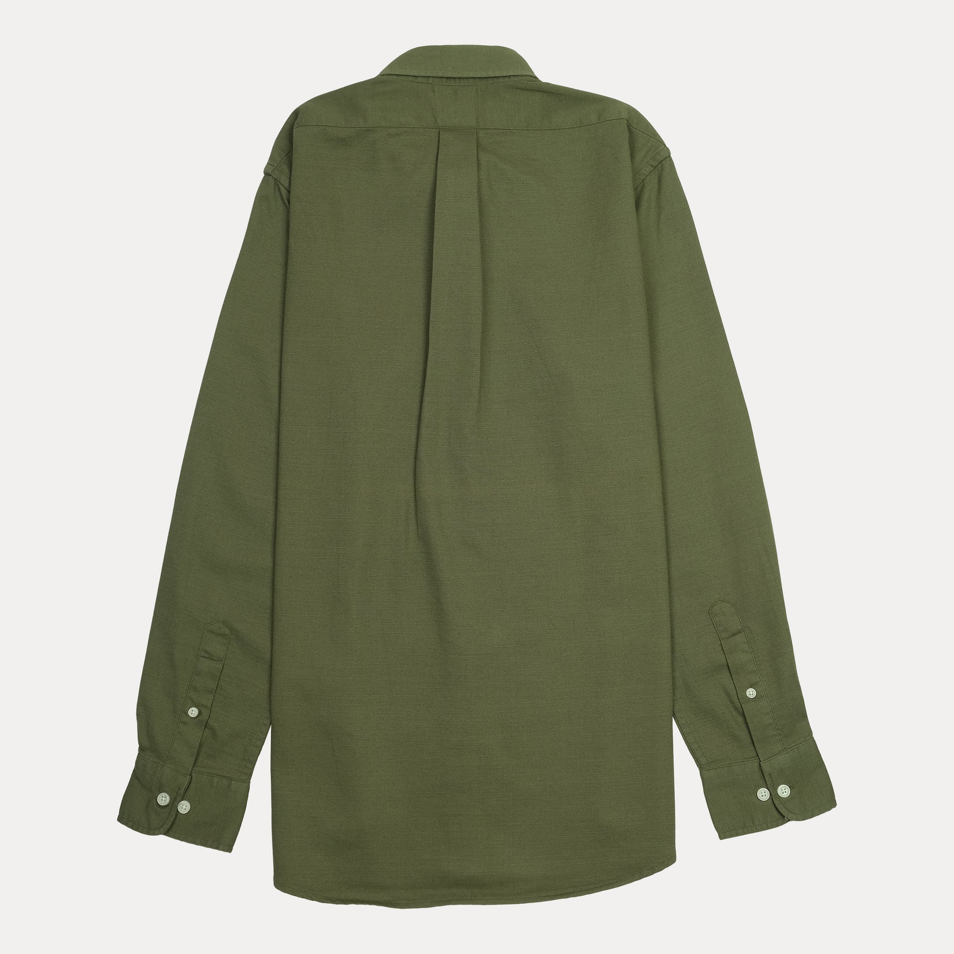 BROOKS BROTHERS Mystic Olive Classic Fit Long Sleeve Button-Down Shirt