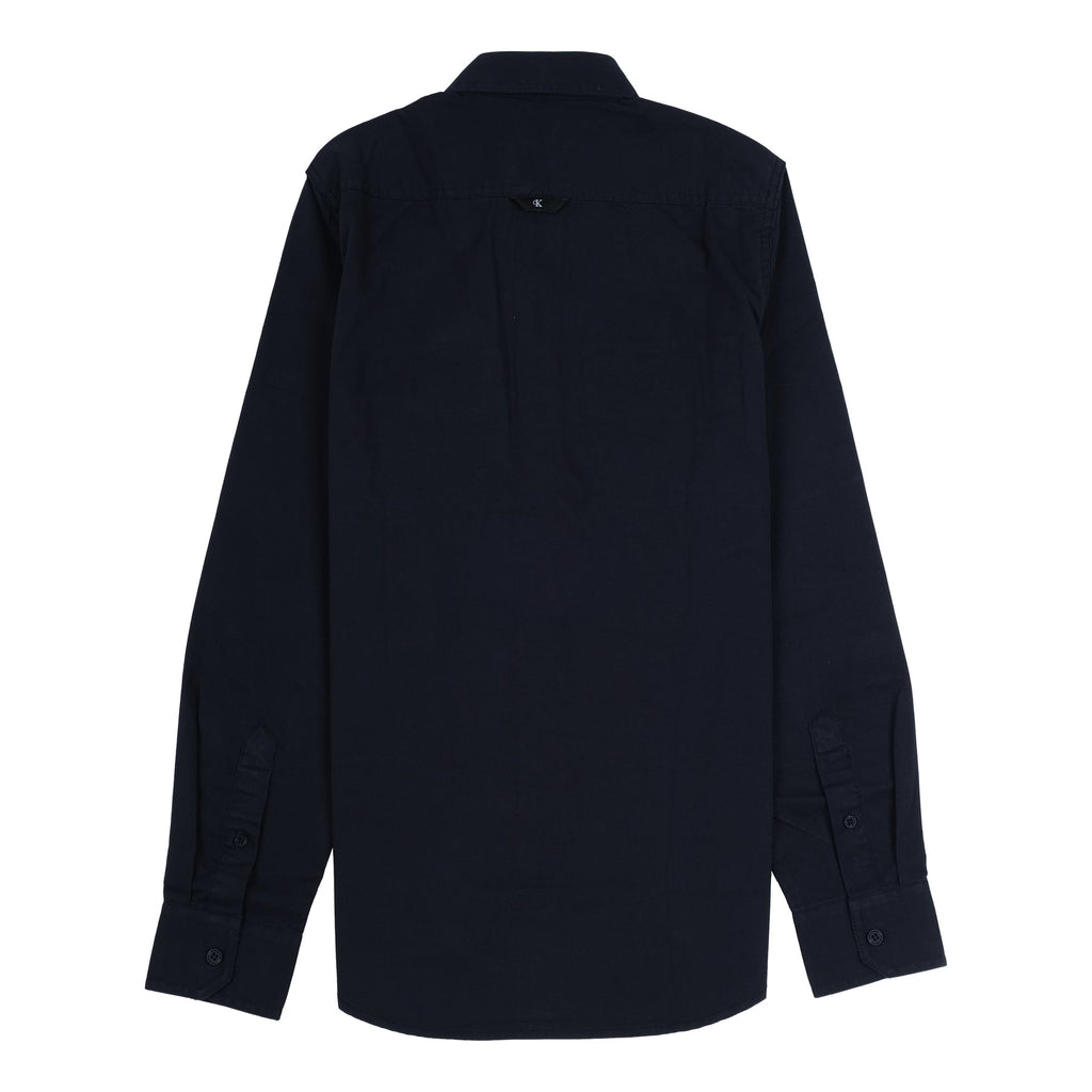 CALVIN KLEIN Midnight Abyss Classic Fit Long Sleeve Button-Up Shirt