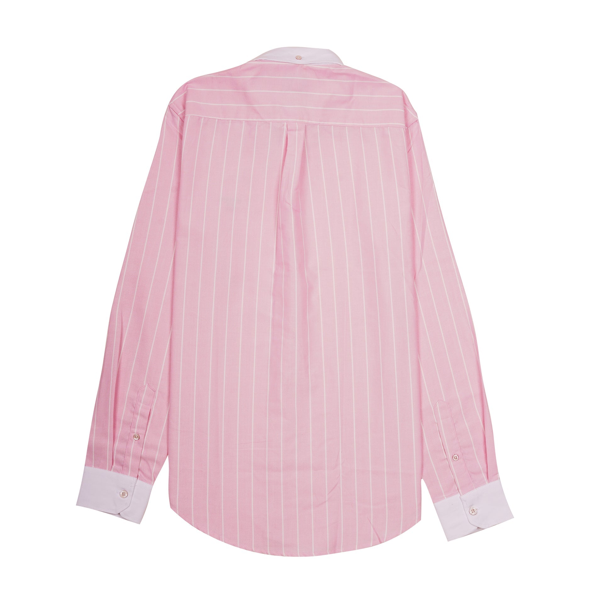 GANT Blush Petal Tailored Fit Long Sleeve Striped Shirt