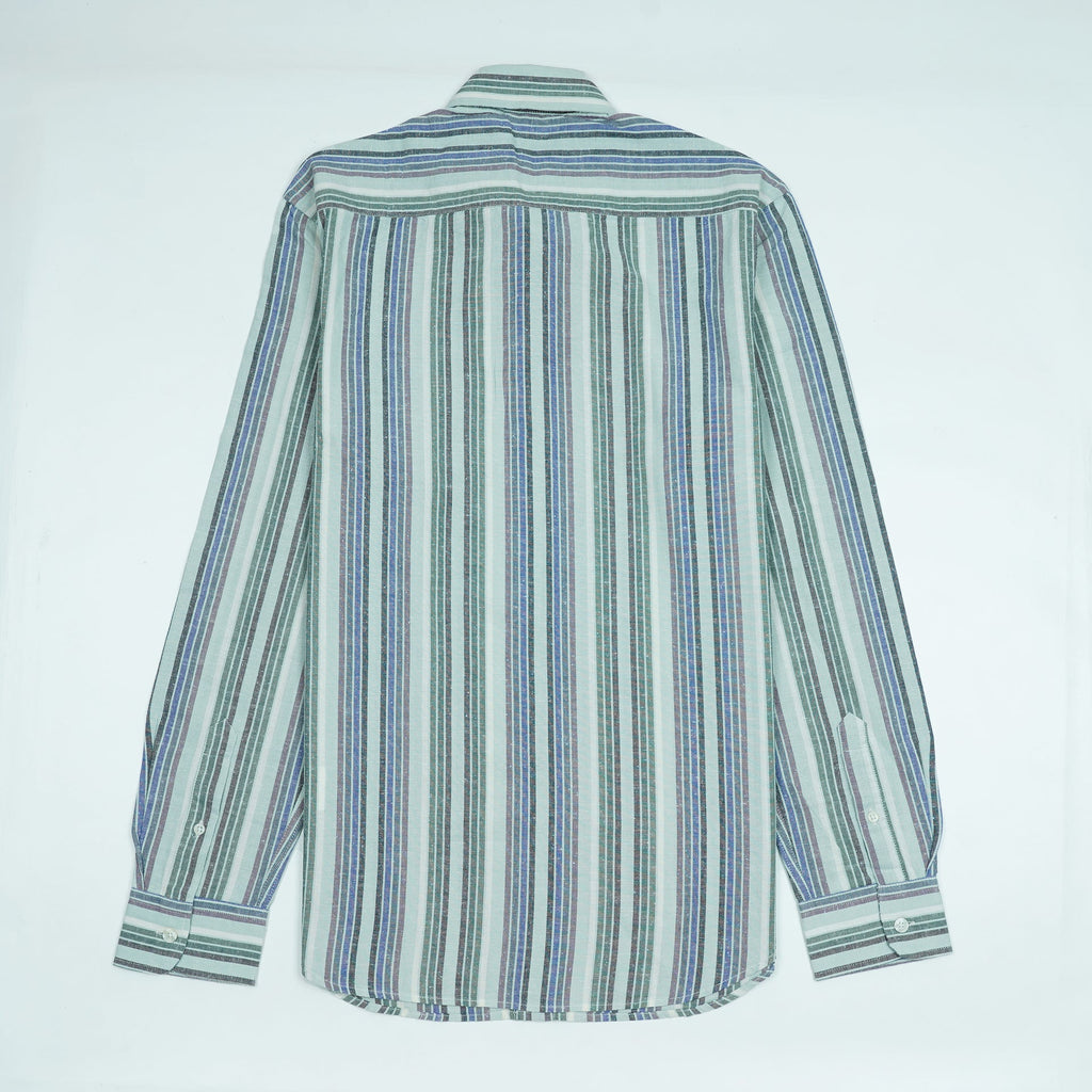 HACKETT Ocean Breeze Tailored Fit Long Sleeve Button-Up Shirt