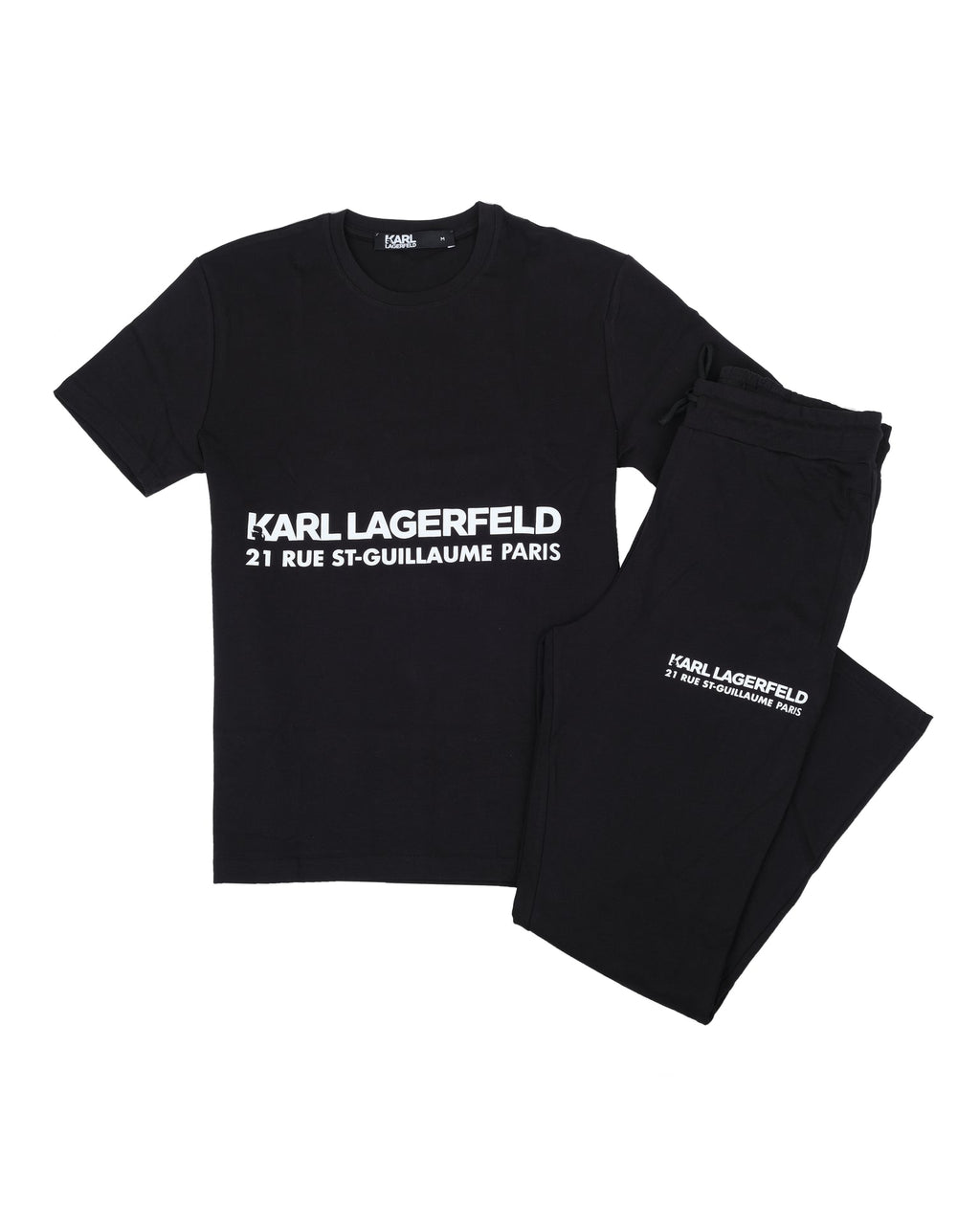 KARL LAGERFELD Midnight Noir Classic Fit Short Sleeve Tee