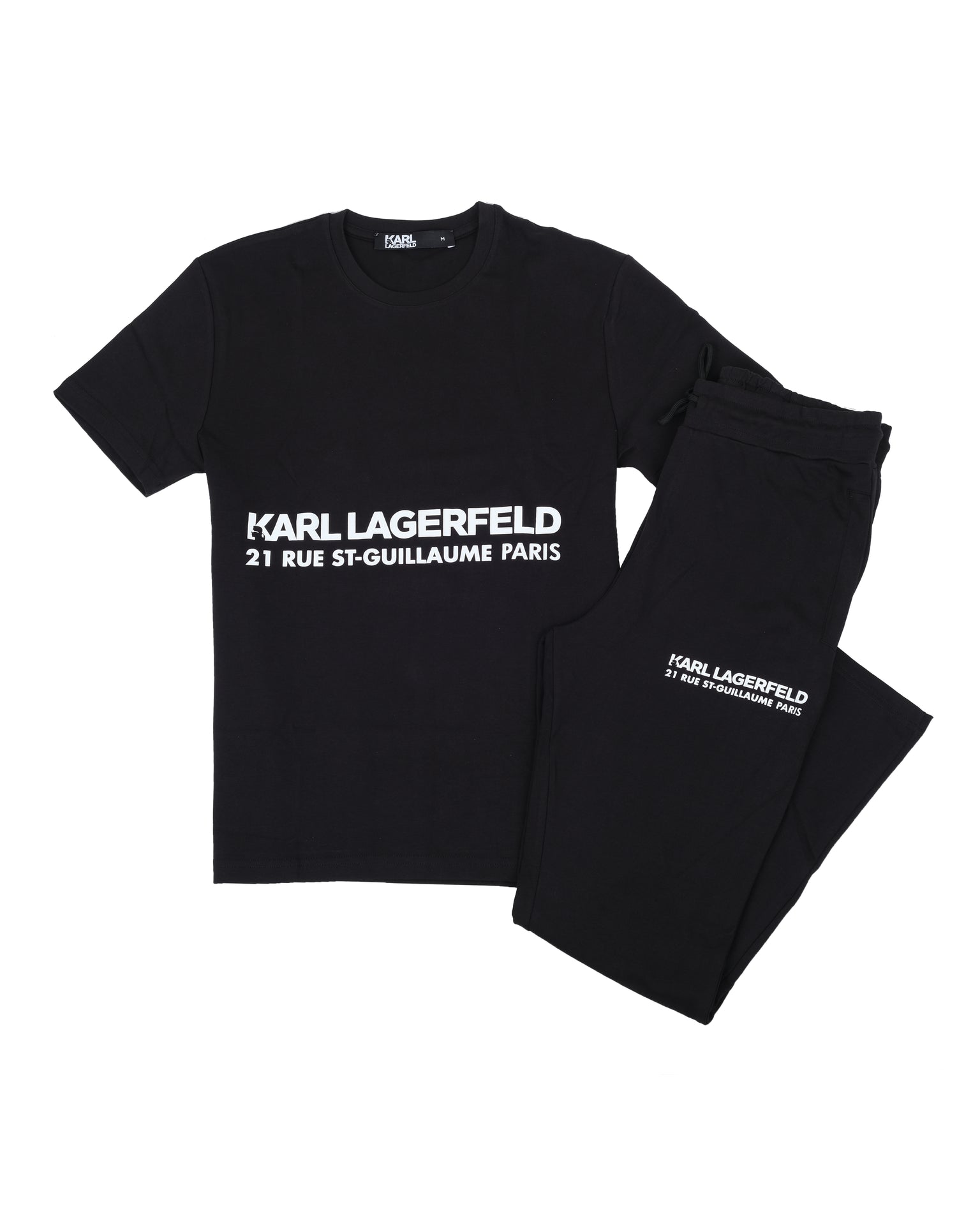 KARL LAGERFELD Midnight Noir Classic Fit Short Sleeve Tee