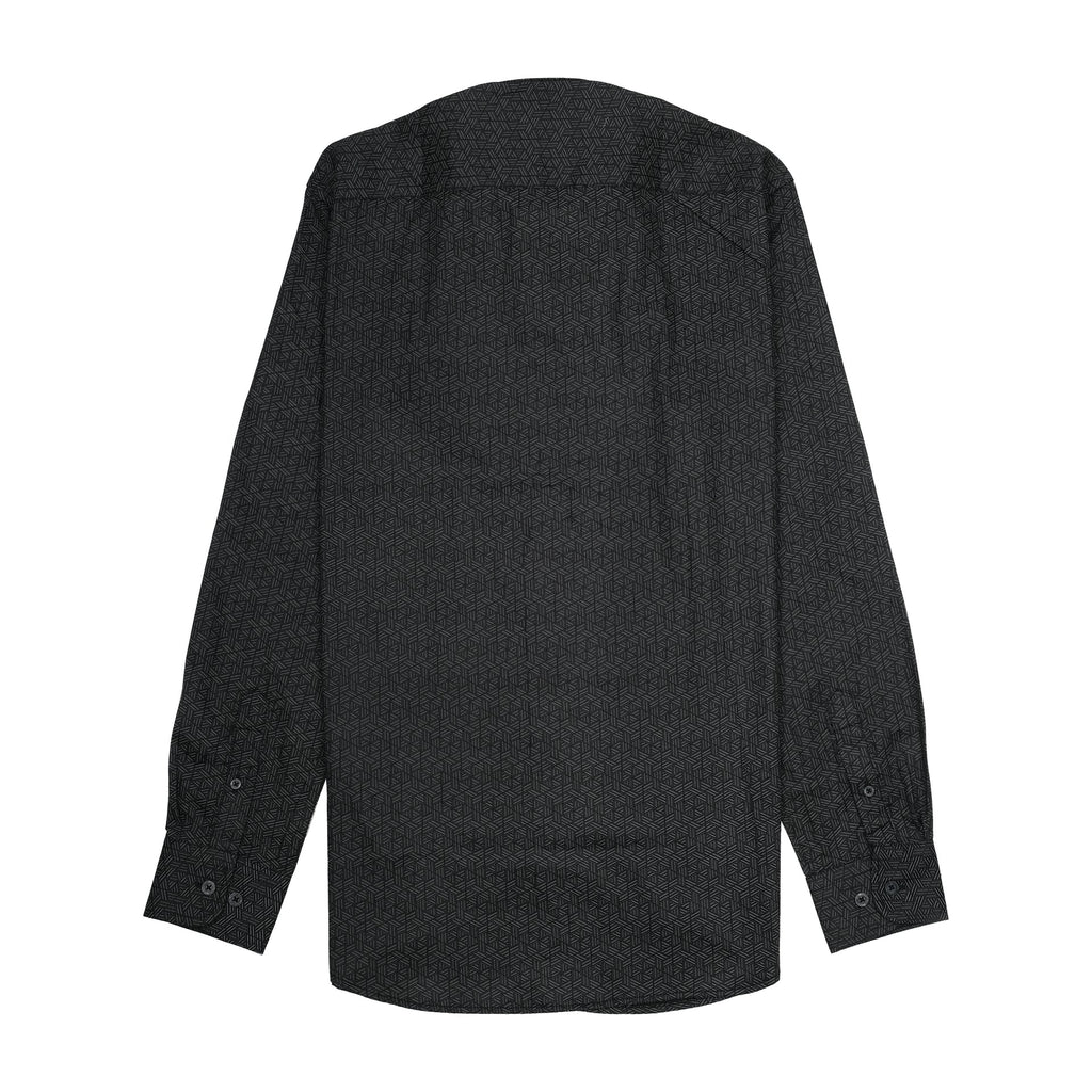 CALVIN KLEIN Shadowed Obsidian Slim Fit Long Sleeve Shirt