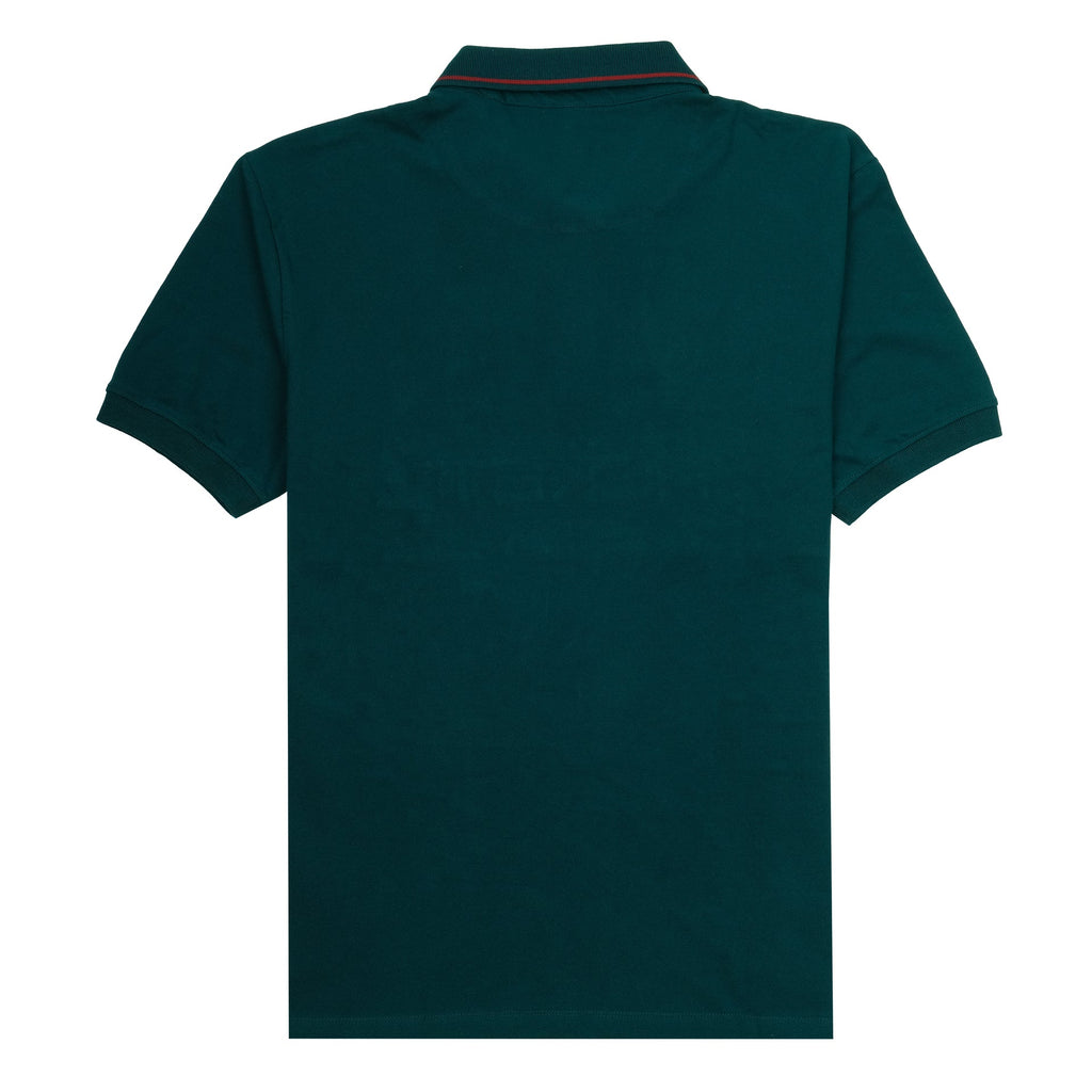 HACKETT Deep Forest Classic Fit Stripe Polo Shirt