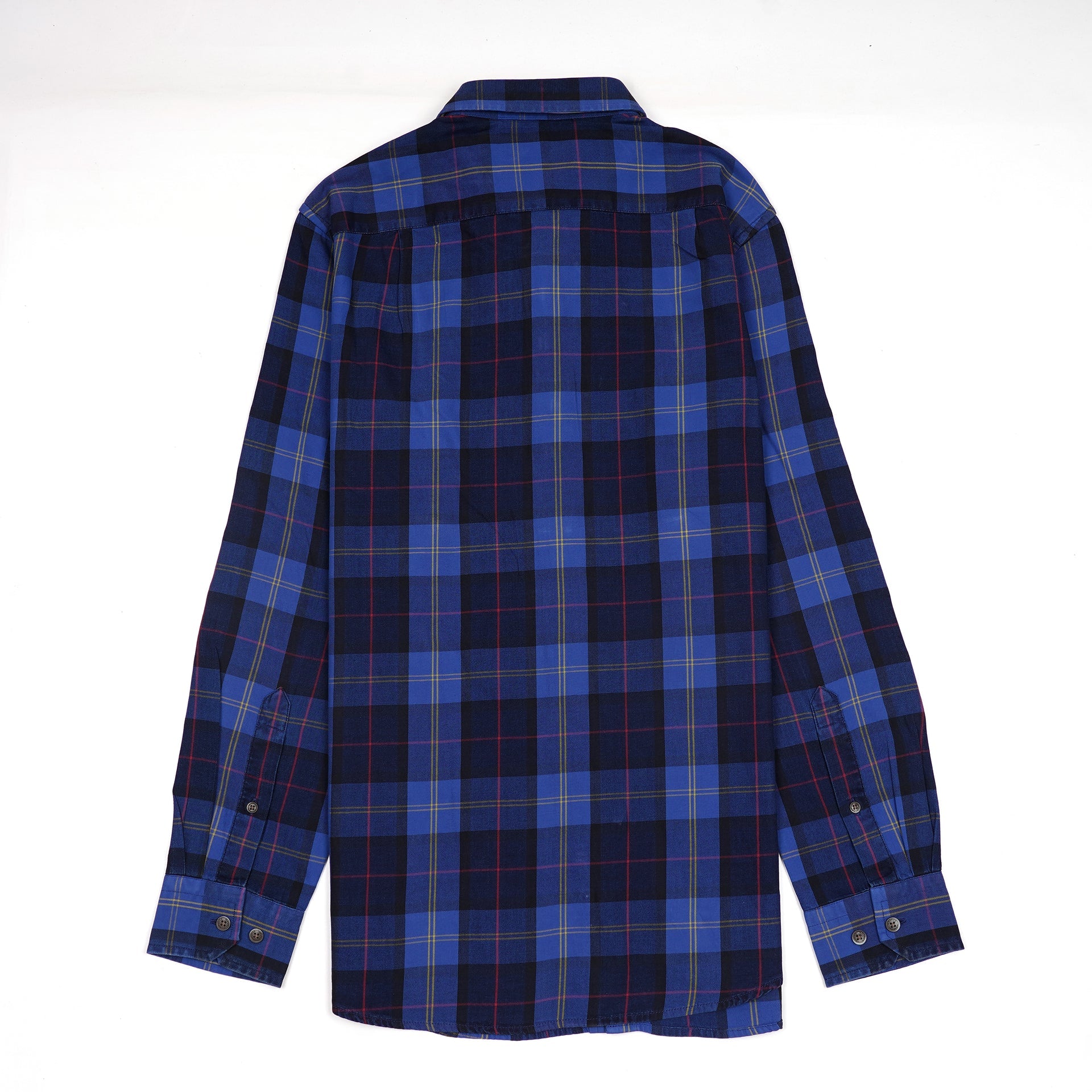 NAUTICA Oceanic Teal Tailored Fit Long Sleeve Flannel Shirt