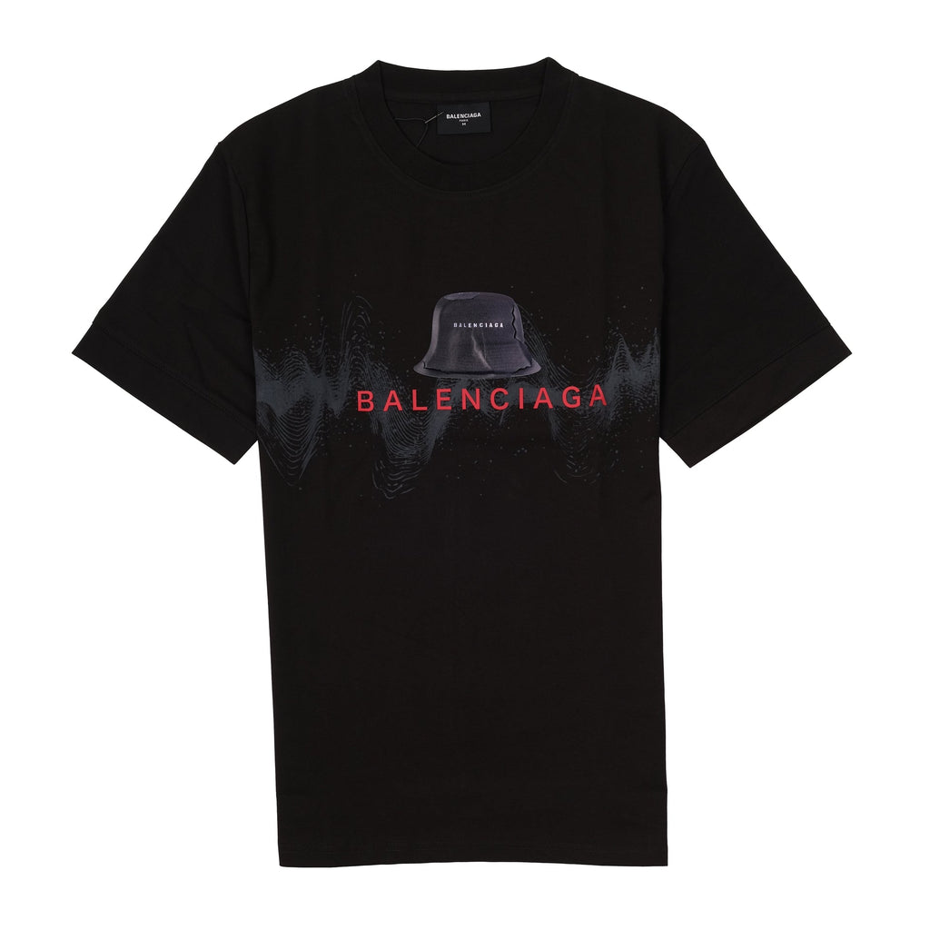 BALENCIAGA Midnight Shadow Graphic Crewneck Tee