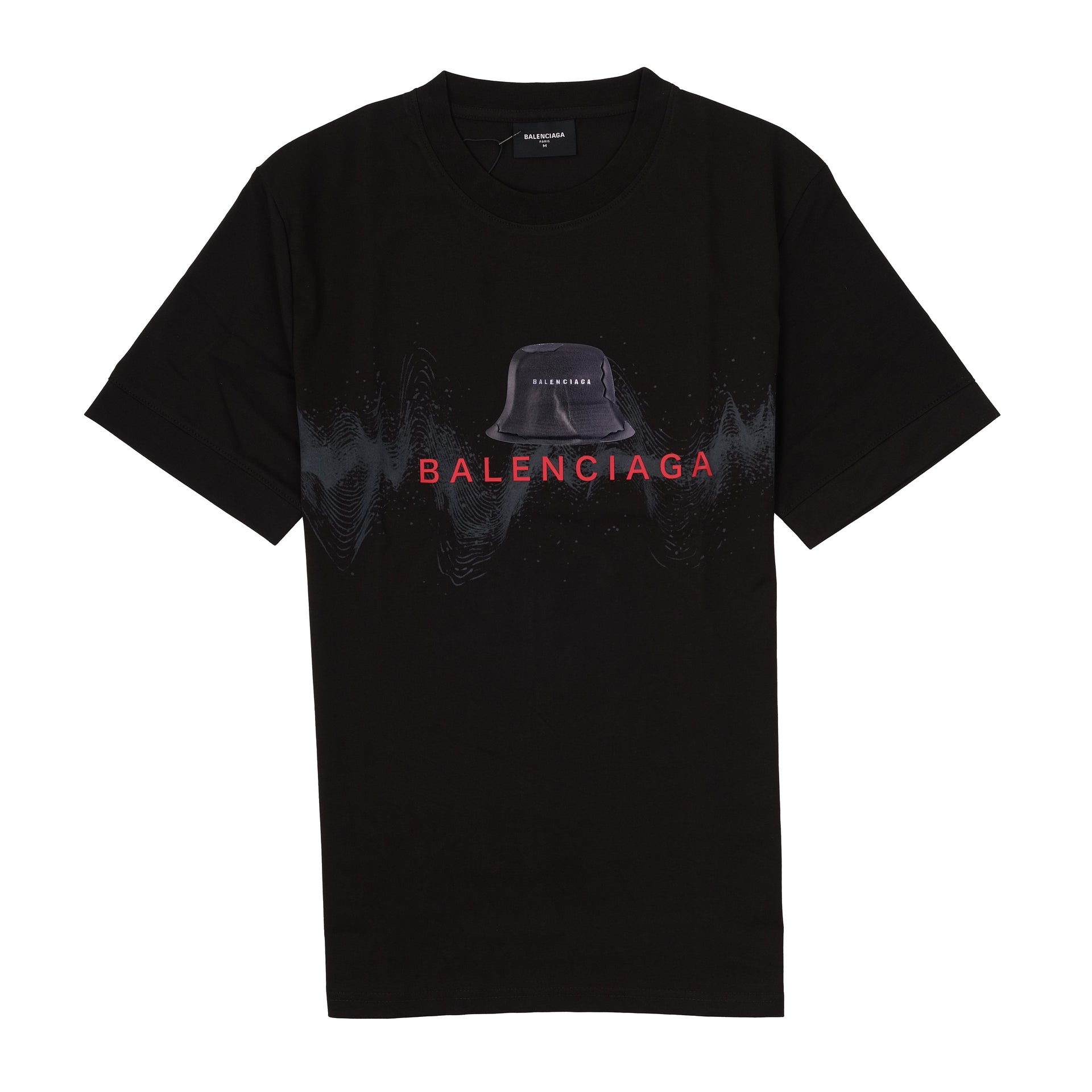 BALENCIAGA Midnight Shadow Graphic Crewneck Tee