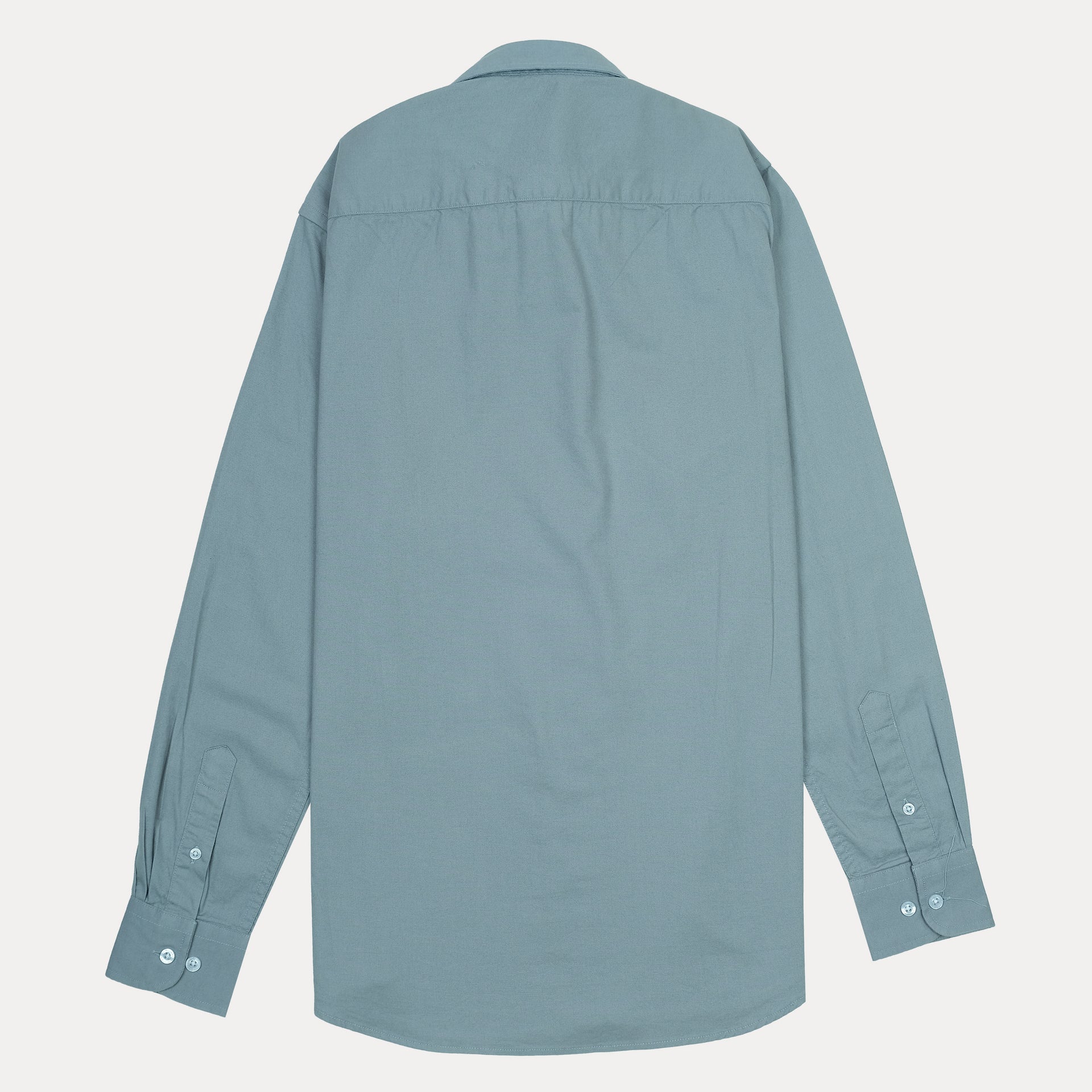 LACOSTE Tranquil Teal Classic Fit Long Sleeve Button-Up Shirt