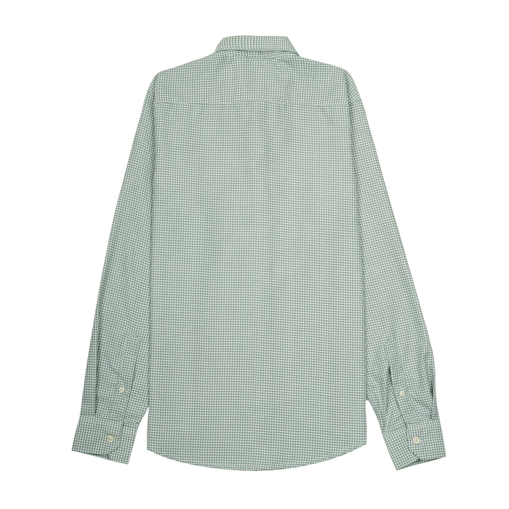 LACOSTE Enchanted Fern Classic Fit Long Sleeve Gingham Shirt