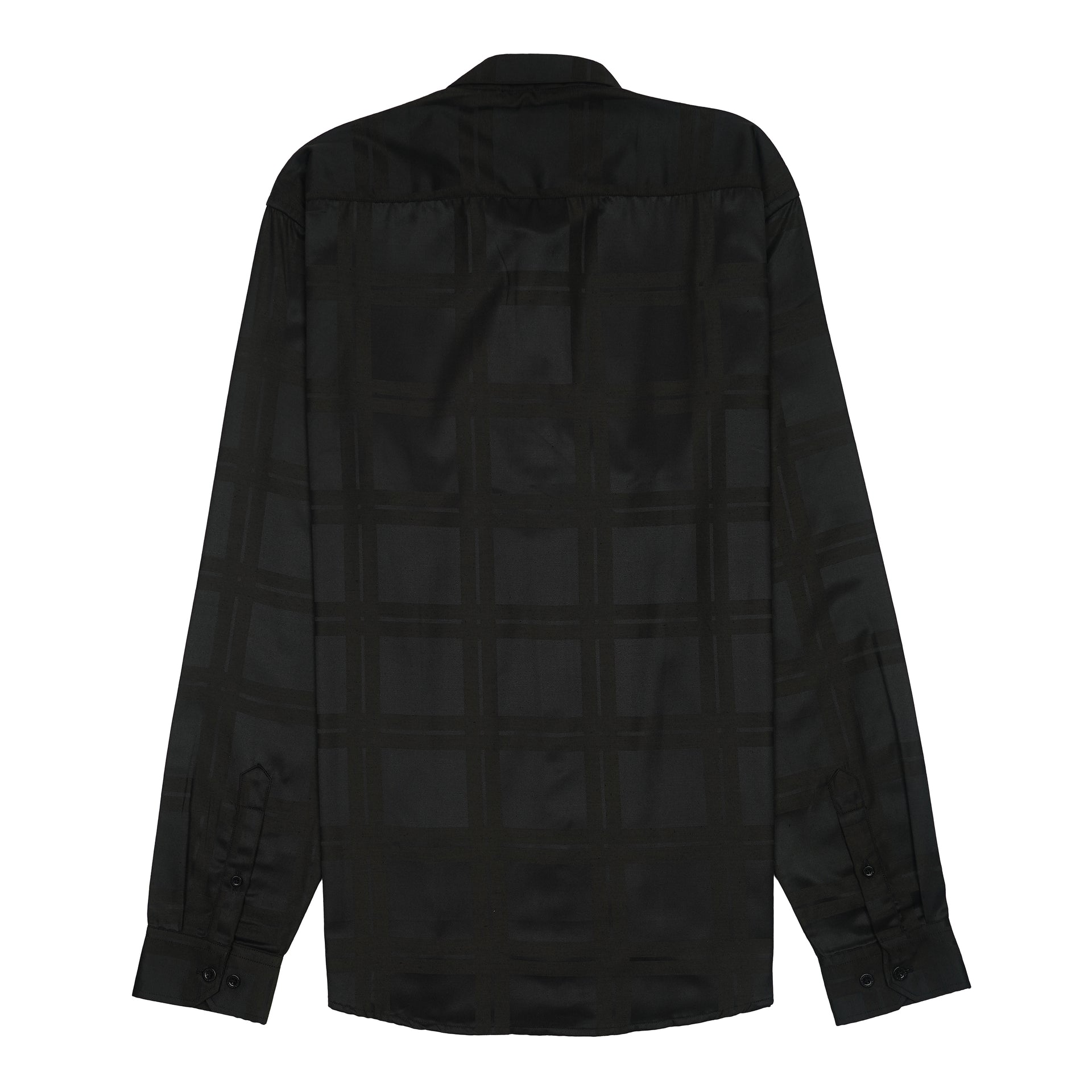 A|X Prismatic Onyx Whisper Slim Fit Long Sleeve Satin Shirt
