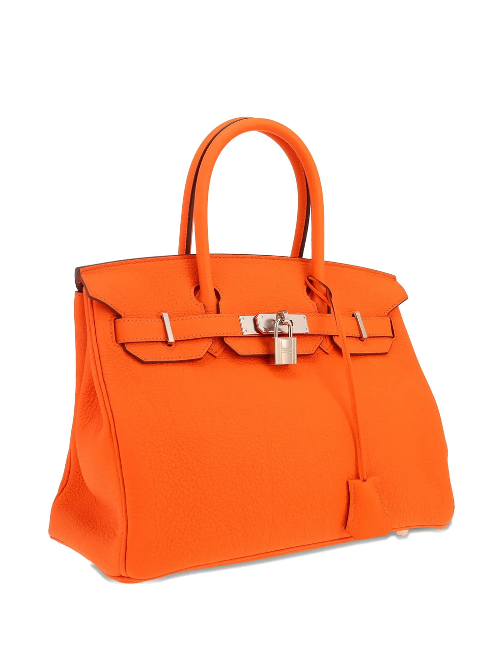 Hermès Birkin 30 Orange Togo Leather Handbag