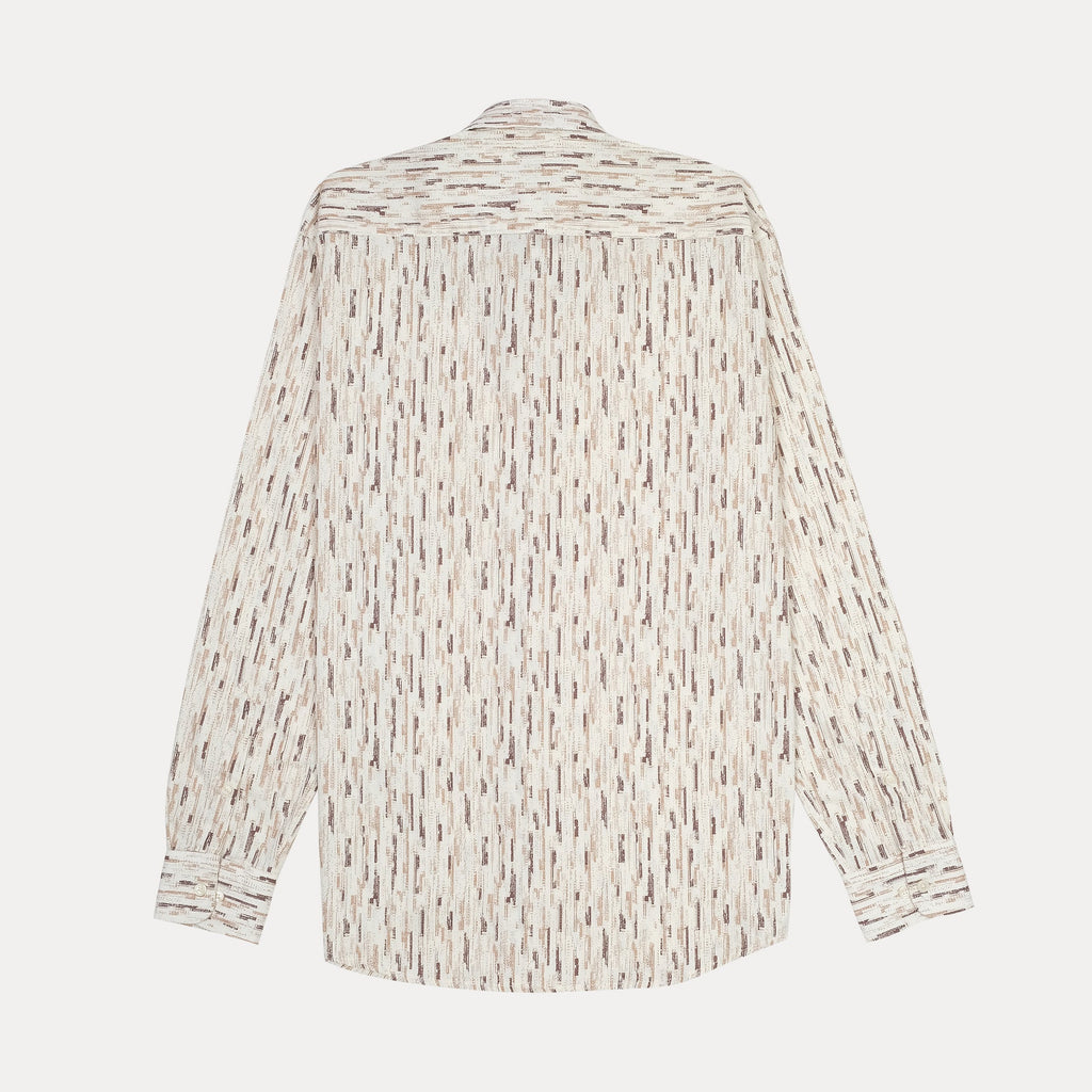 TOMMY HILFIGER Serene Dune Tailored Fit Long Sleeve Textured Shirt