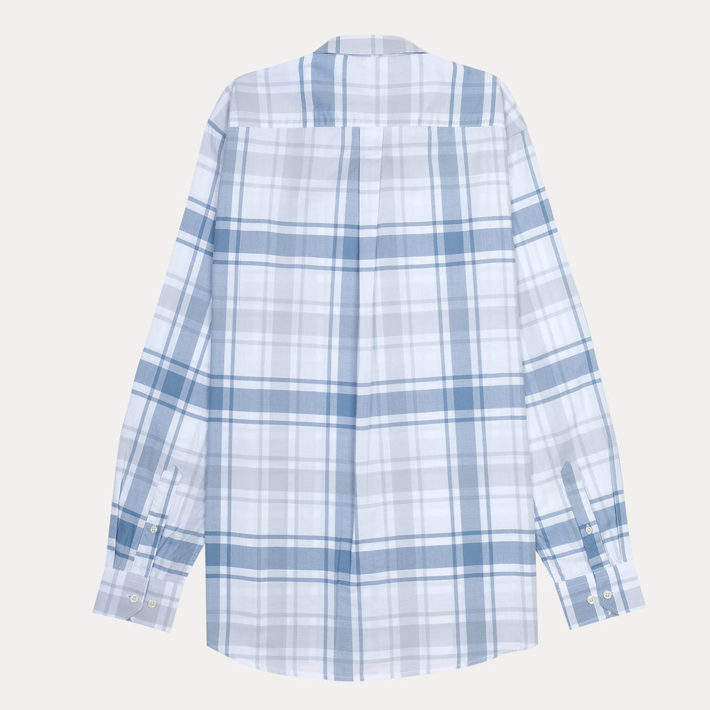 POLO RALPH LAUREN Serene Sky Classic Fit Long Sleeve Plaid Button-Down Shirt