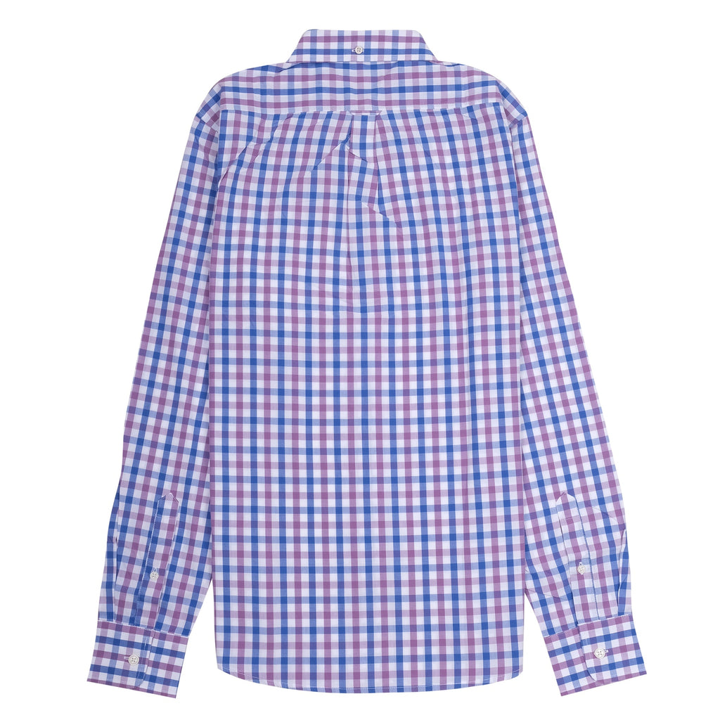 GANT Serene Lilac Slim Fit Long Sleeve Check Shirt
