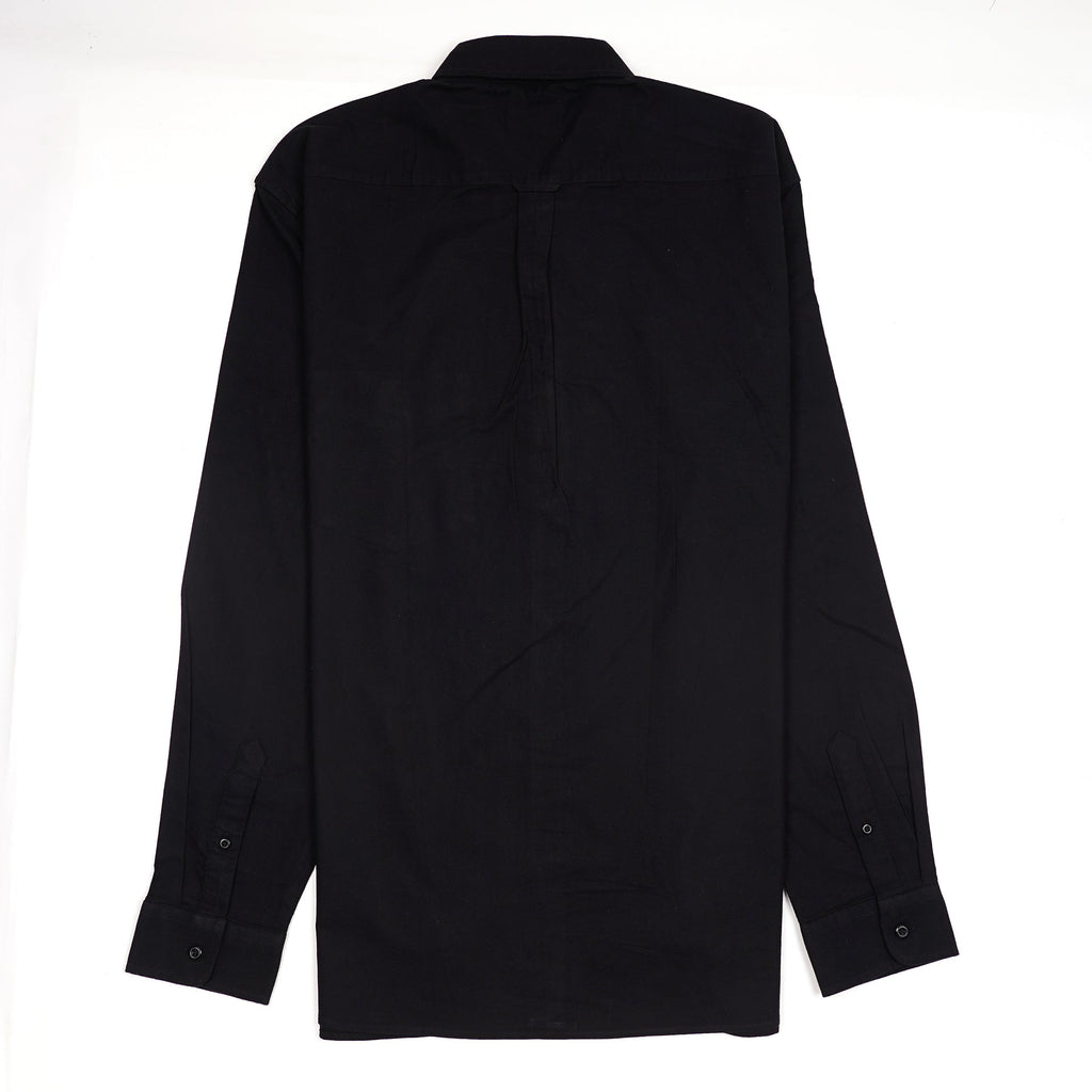BURBERRY Nebulous Onyx Whisper Slim Fit Long Sleeve Button-Up Shirt