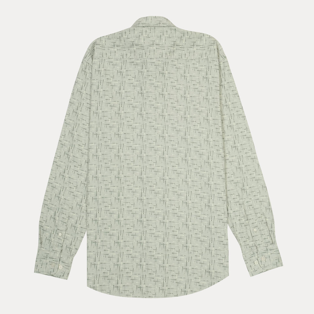 TOMMY HILFIGER Mystic Fern Tailored Fit Long Sleeve Textured Shirt