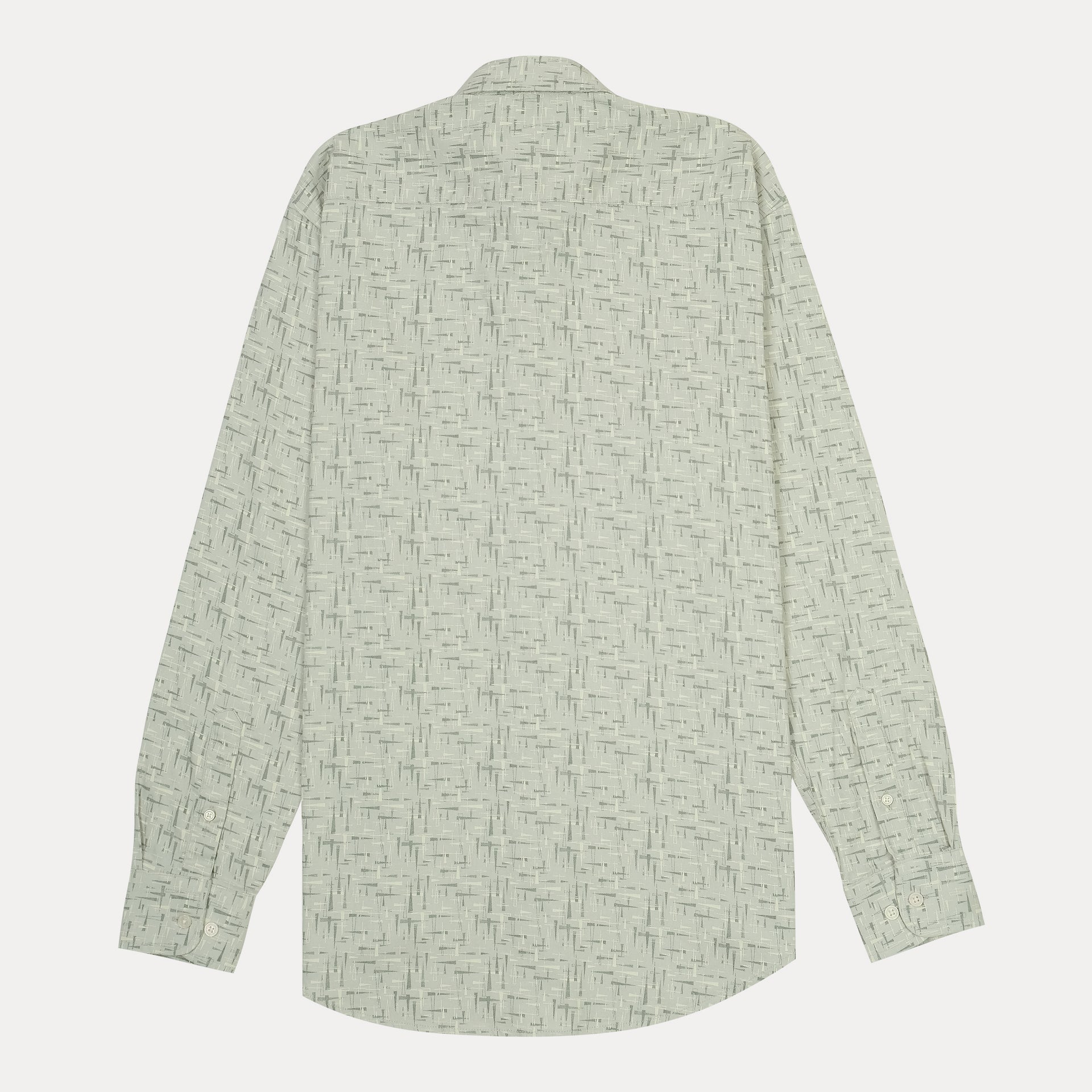 TOMMY HILFIGER Mystic Fern Tailored Fit Long Sleeve Textured Shirt