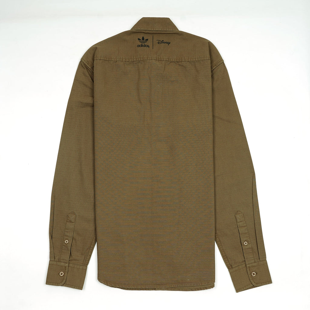 ADIDAS Astral Moss Tailored Fit Long Sleeve Button-Up Shirt