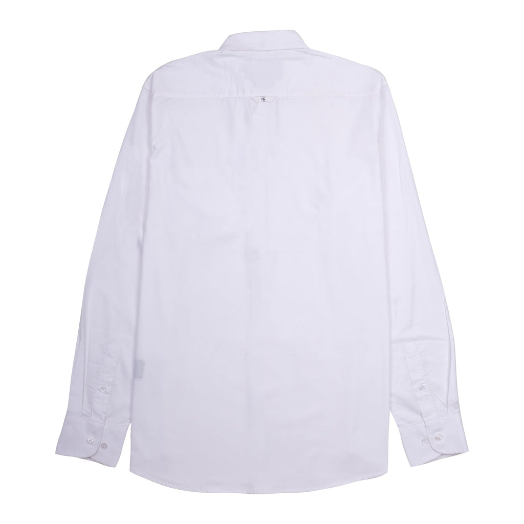 CALVIN KLEIN Pure Snow Classic Fit Long Sleeve Button-Up Shirt