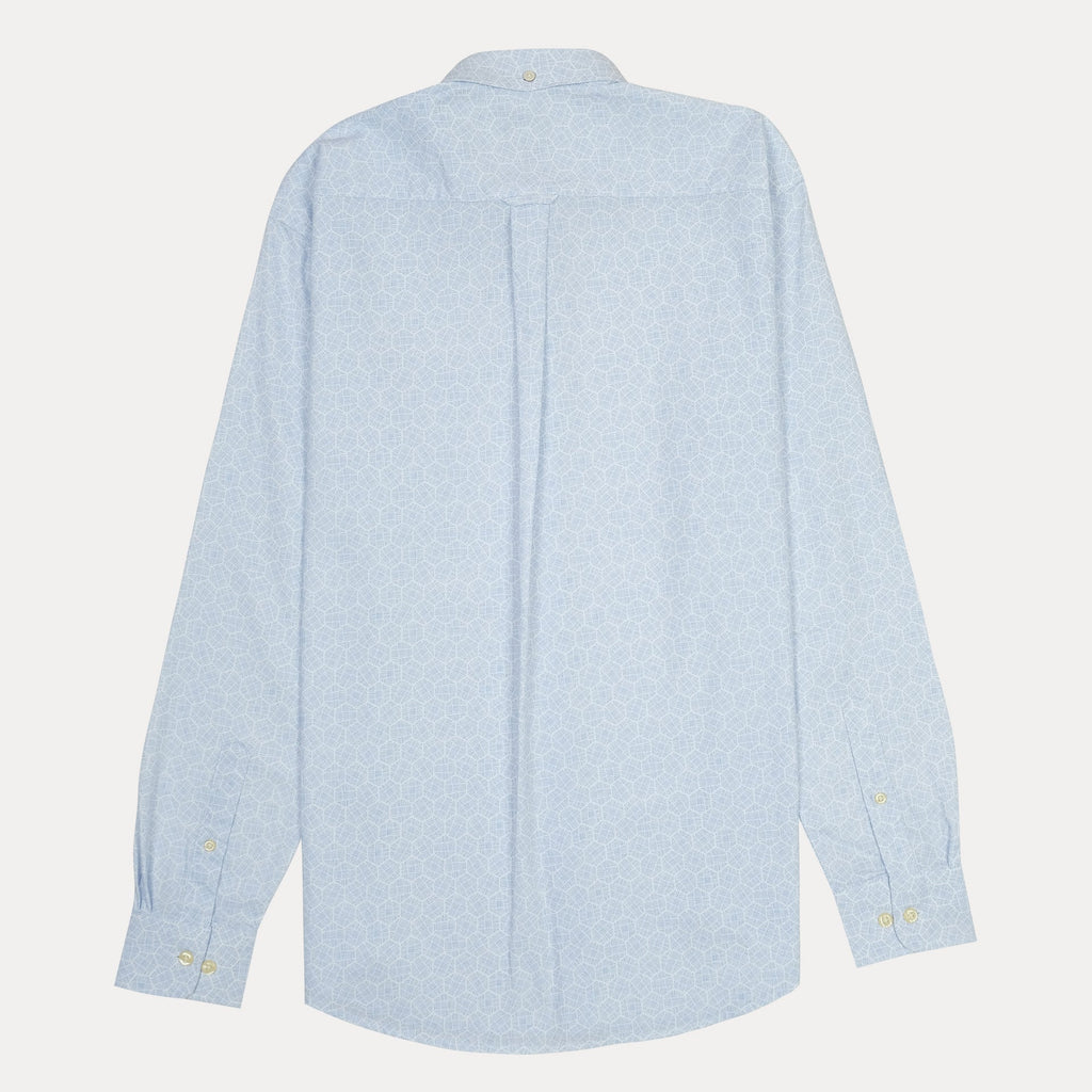 GANT Serene Turquoise Tailored Fit Long Sleeve Oxford Shirt
