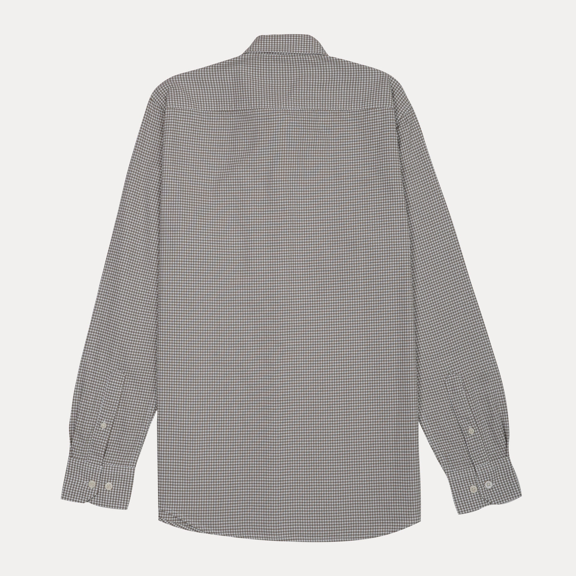 HACKETT Slate Storm Slim Fit Long Sleeve Gingham Shirt