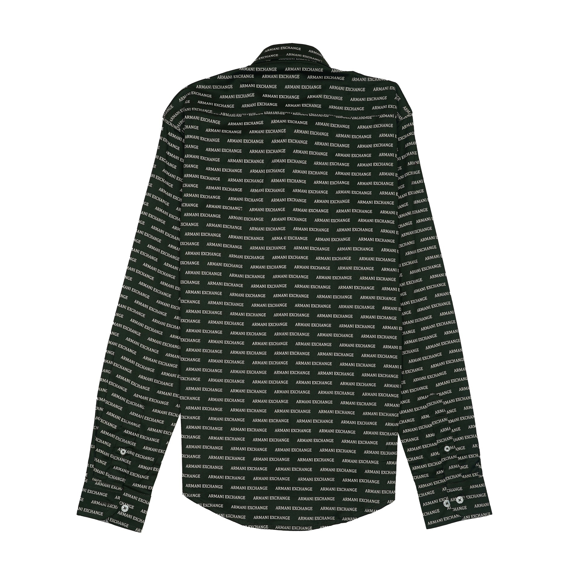 ARMANI EXCHANGE Opulent Cobalt Echo Tailored Fit Long Sleeve Button-Up Shirt