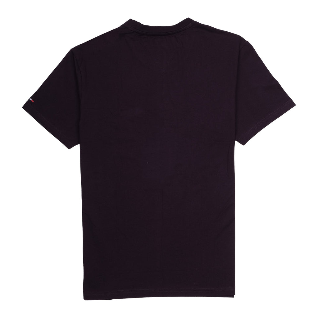 TOMMY HILFIGER Rich Merlot Classic Fit Short Sleeve Logo Tee