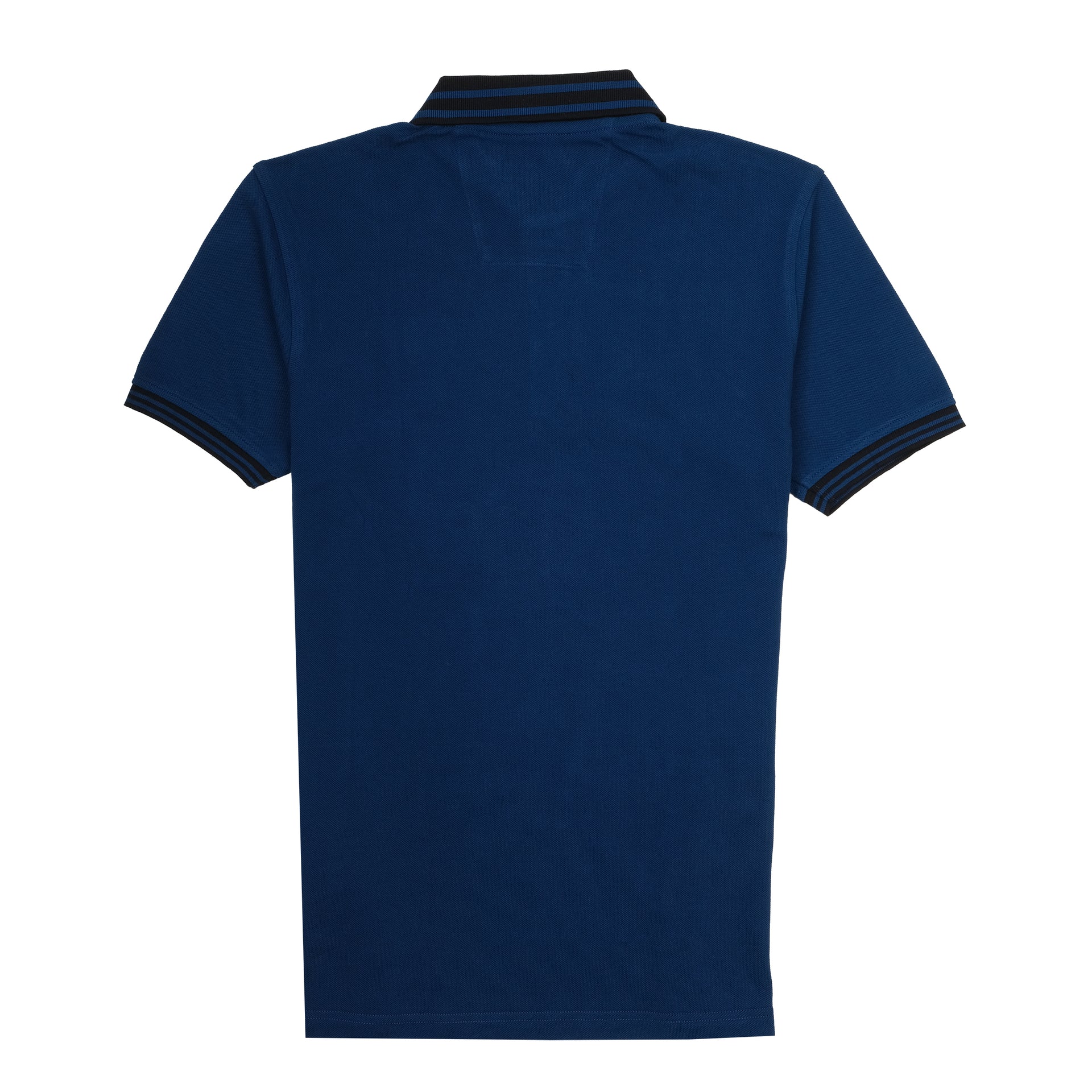 NAUTICA Oceanic Blue Striped Classic Fit Polo Shirt