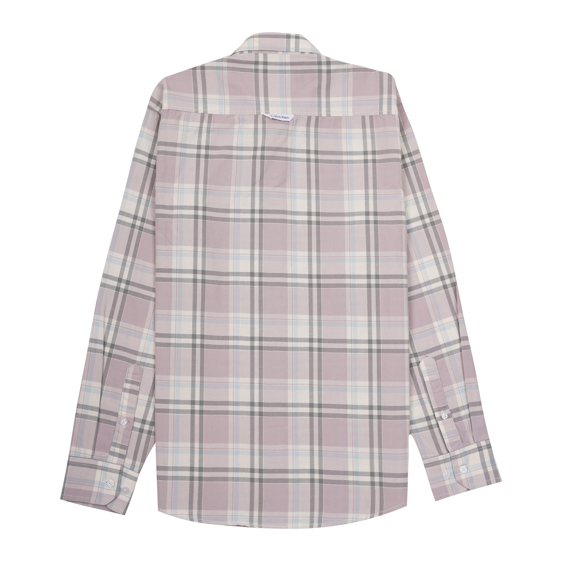 CALVIN KLEIN JEANS Blush Haze Tailored Fit Long Sleeve Plaid Shirt