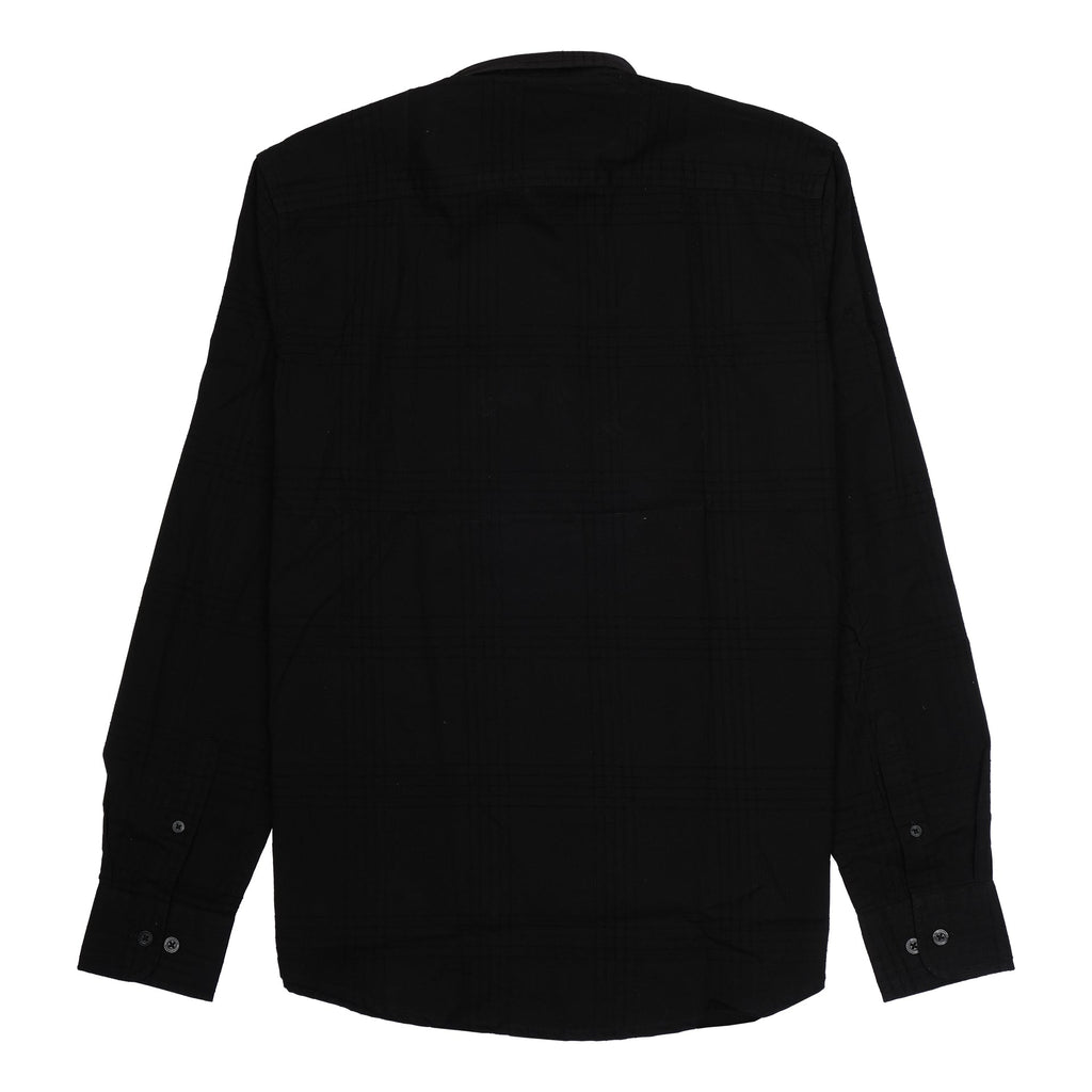 CALVIN KLEIN Midnight Shadow Slim Fit Long Sleeve Button-Up Shirt