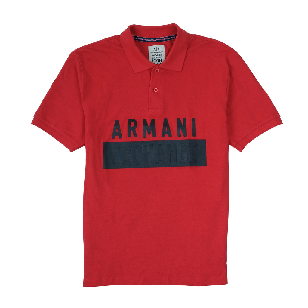 ARMANI EXCHANGE Ember Red Classic Fit Polo Shirt
