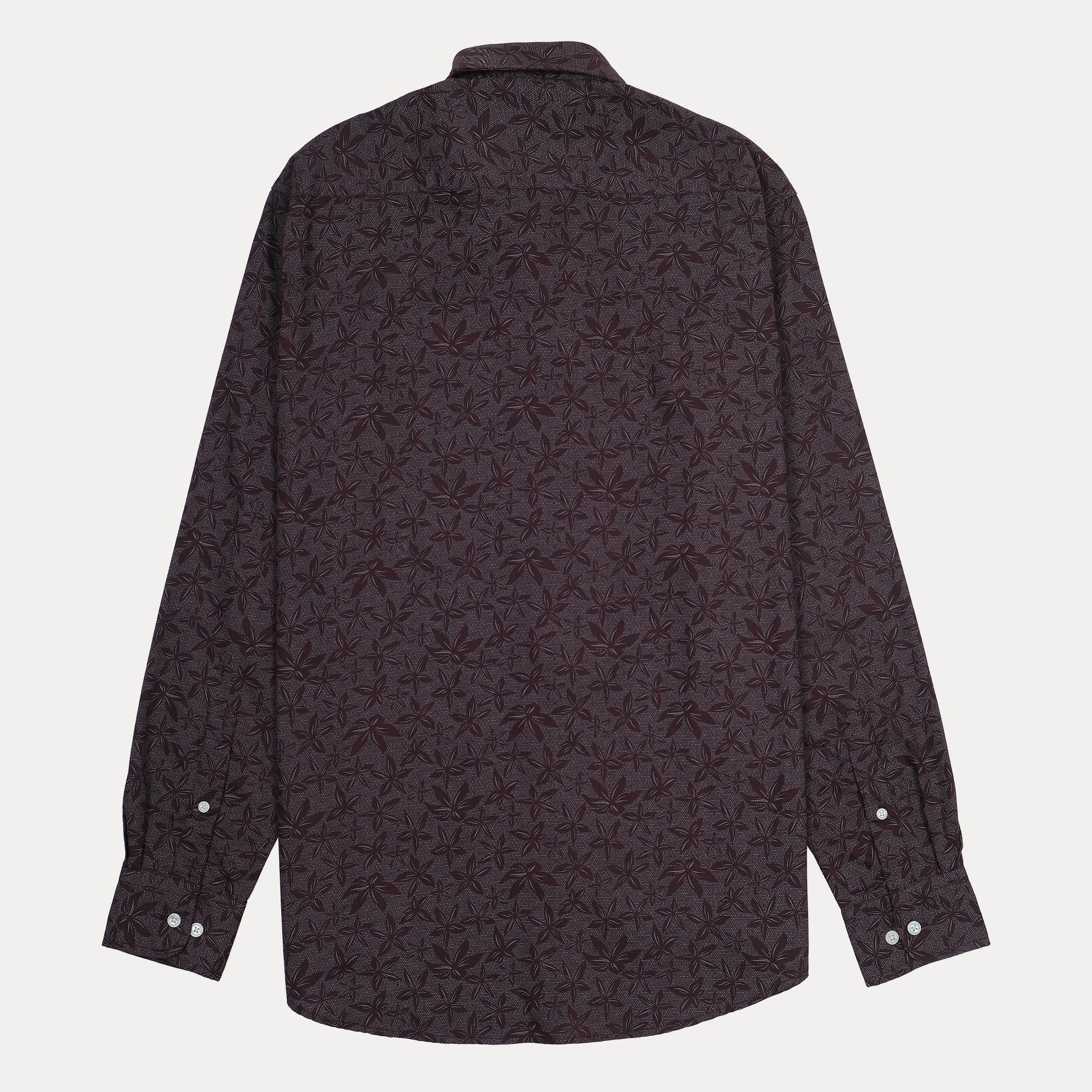 TOMMY HILFIGER Men's Regular Fit Leaf Print Shirt