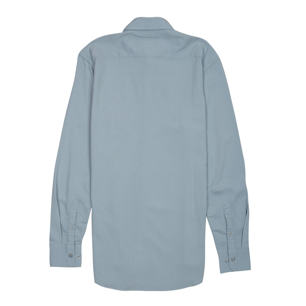 EMPORIO ARMANI Nebulous Lapis Aurora Tailored Fit Long Sleeve Shirt