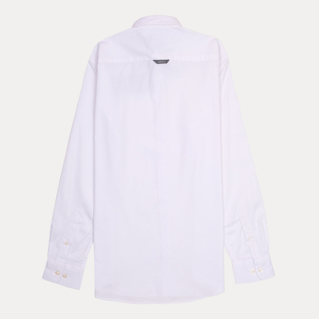 ARMANI EXCHANGE Luminous Pearl Tailored Fit Long Sleeve Button-Up Shirt
